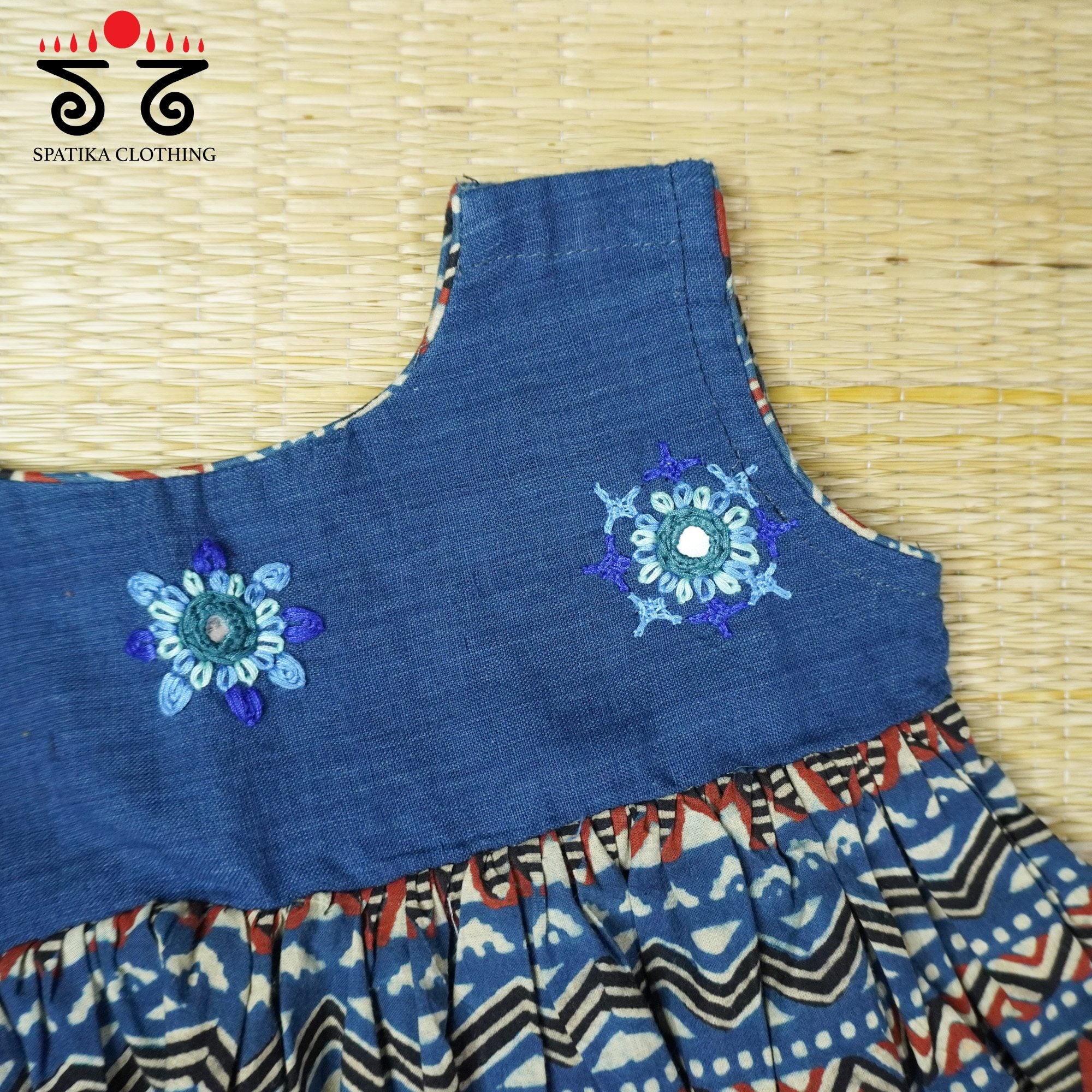 Handcrafted kids frock - New!