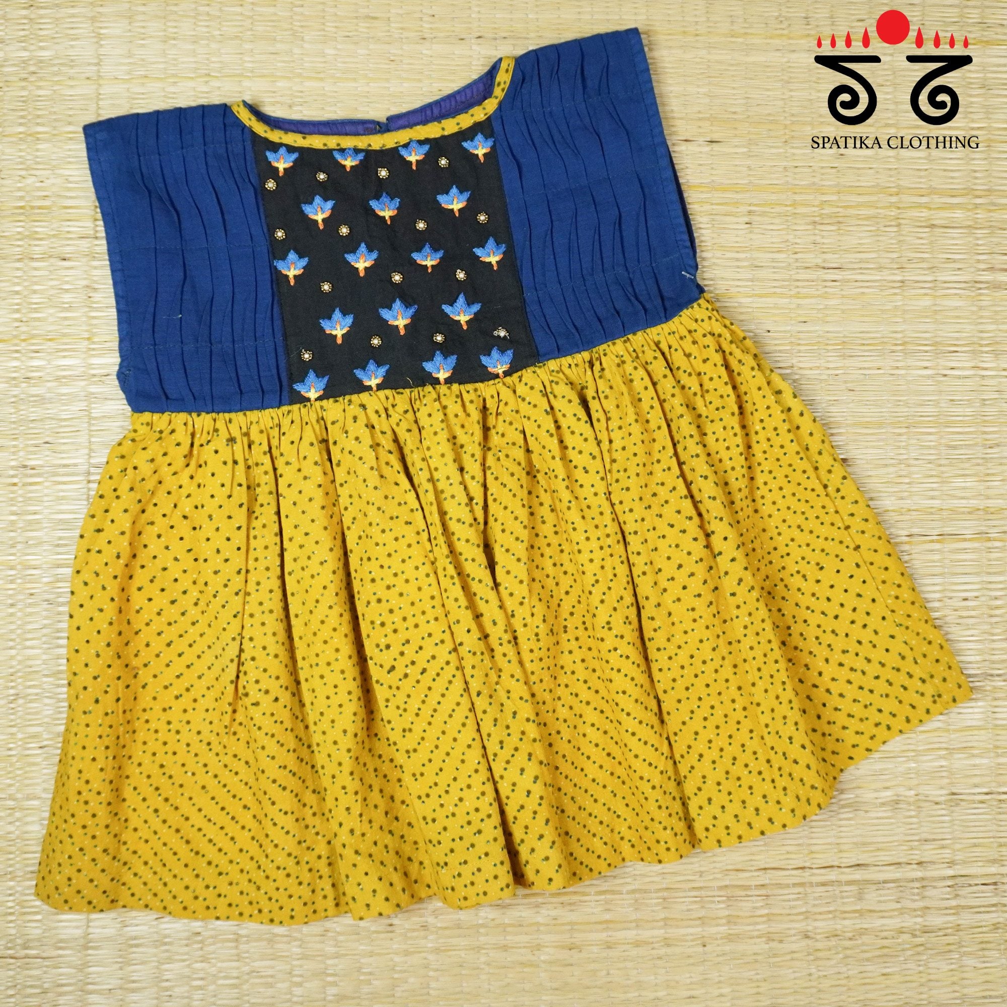 Handcrafted kids frock - New!