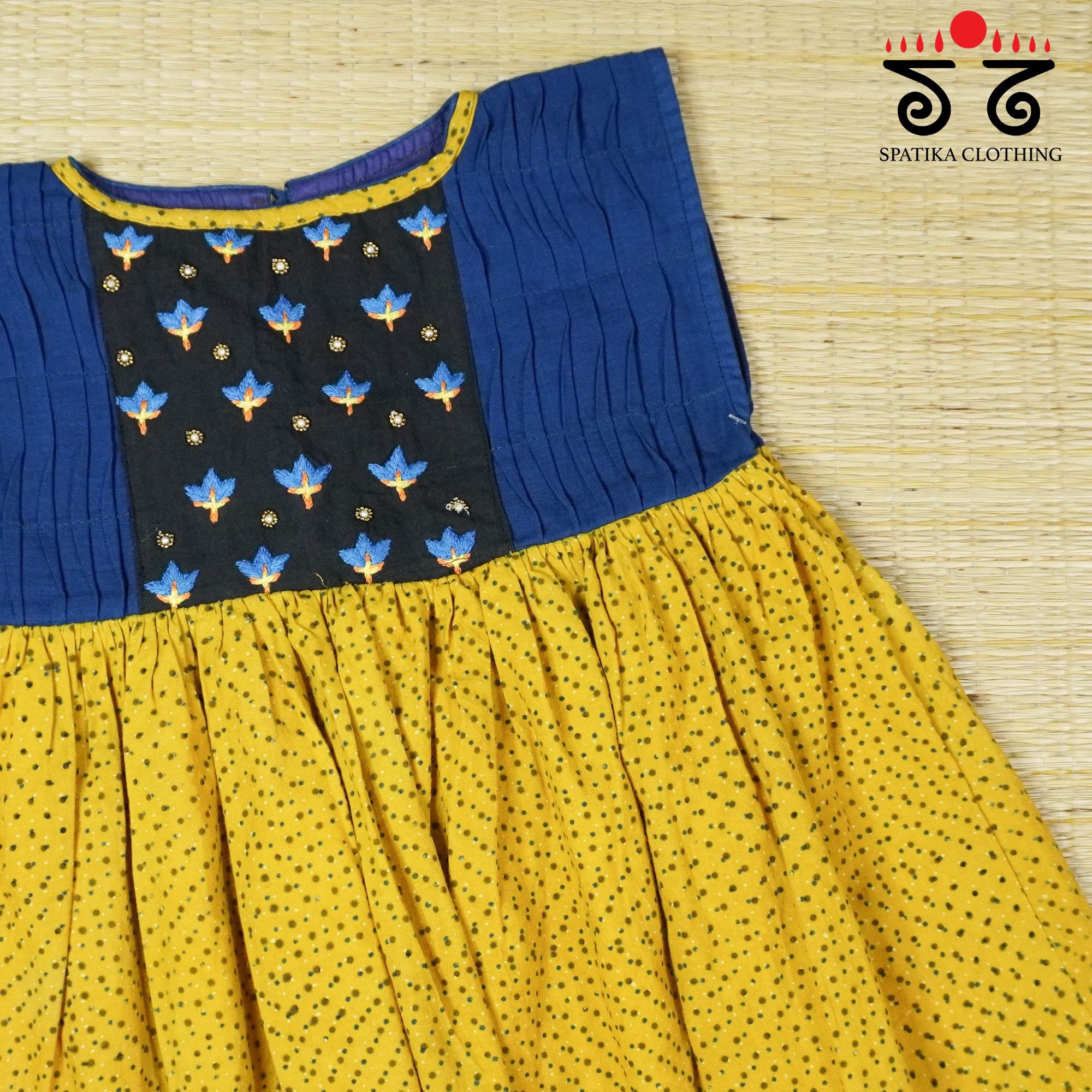 Handcrafted kids frock - New!