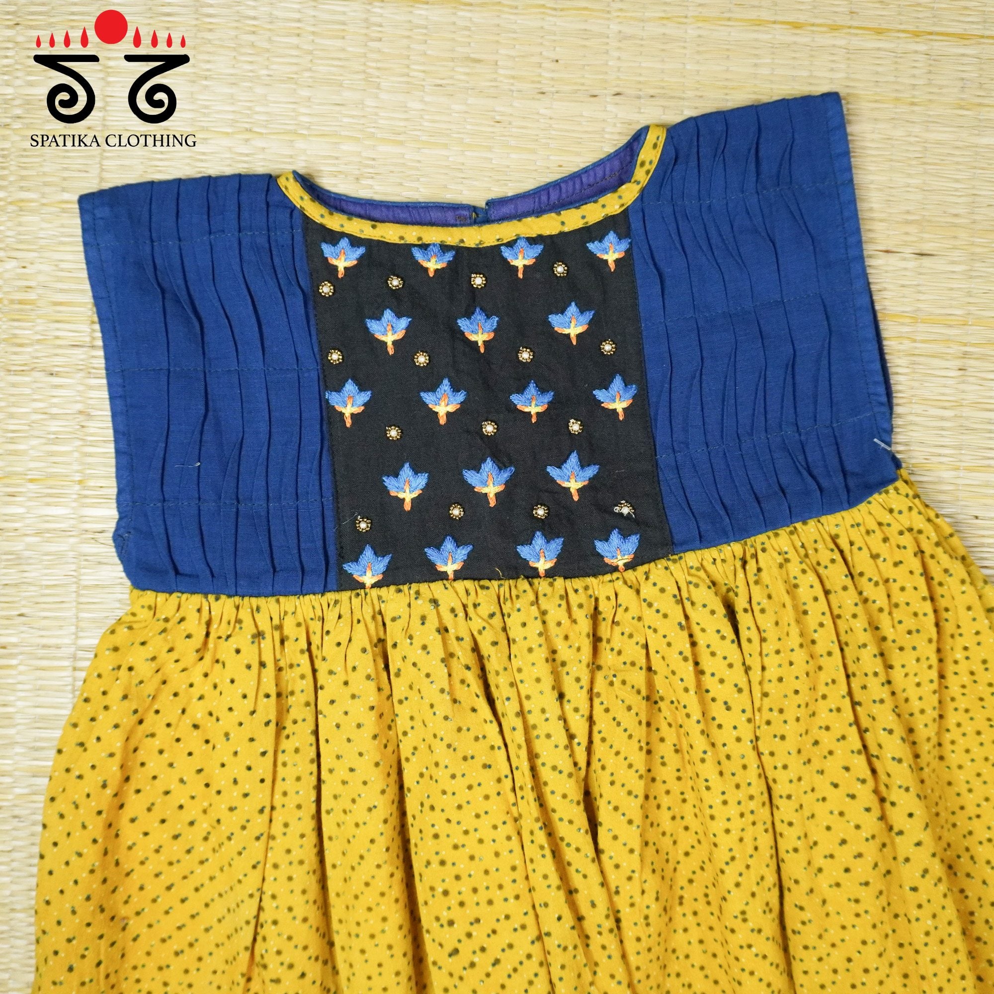 Handcrafted kids frock - New!