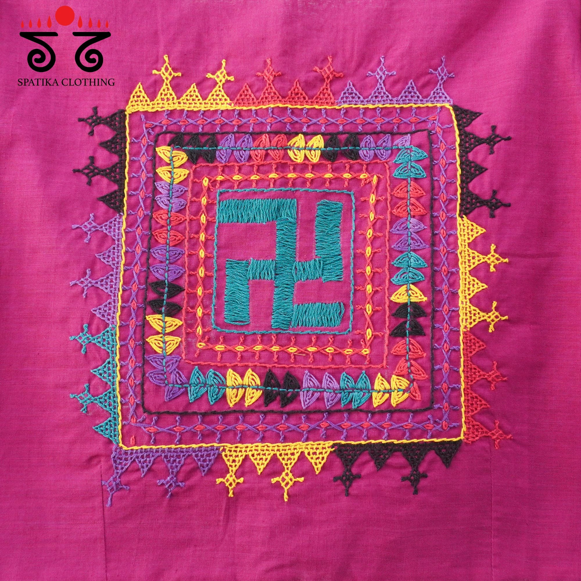 The Lambani Blouse - Magenta!