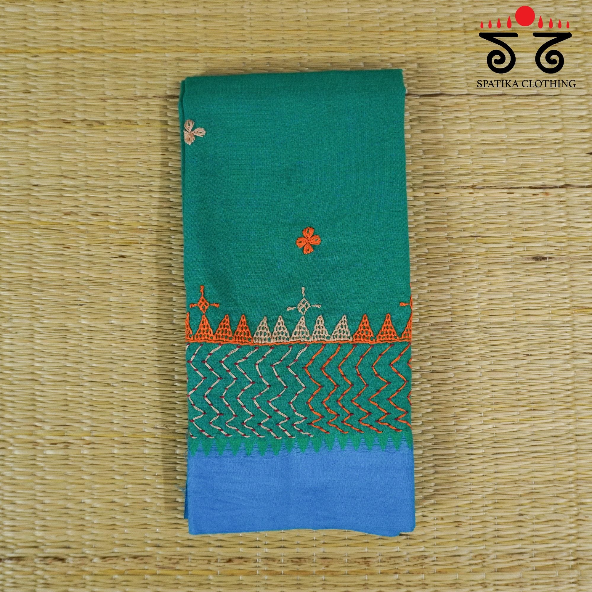 Lambani Hand-embroidered Blouse Fabric