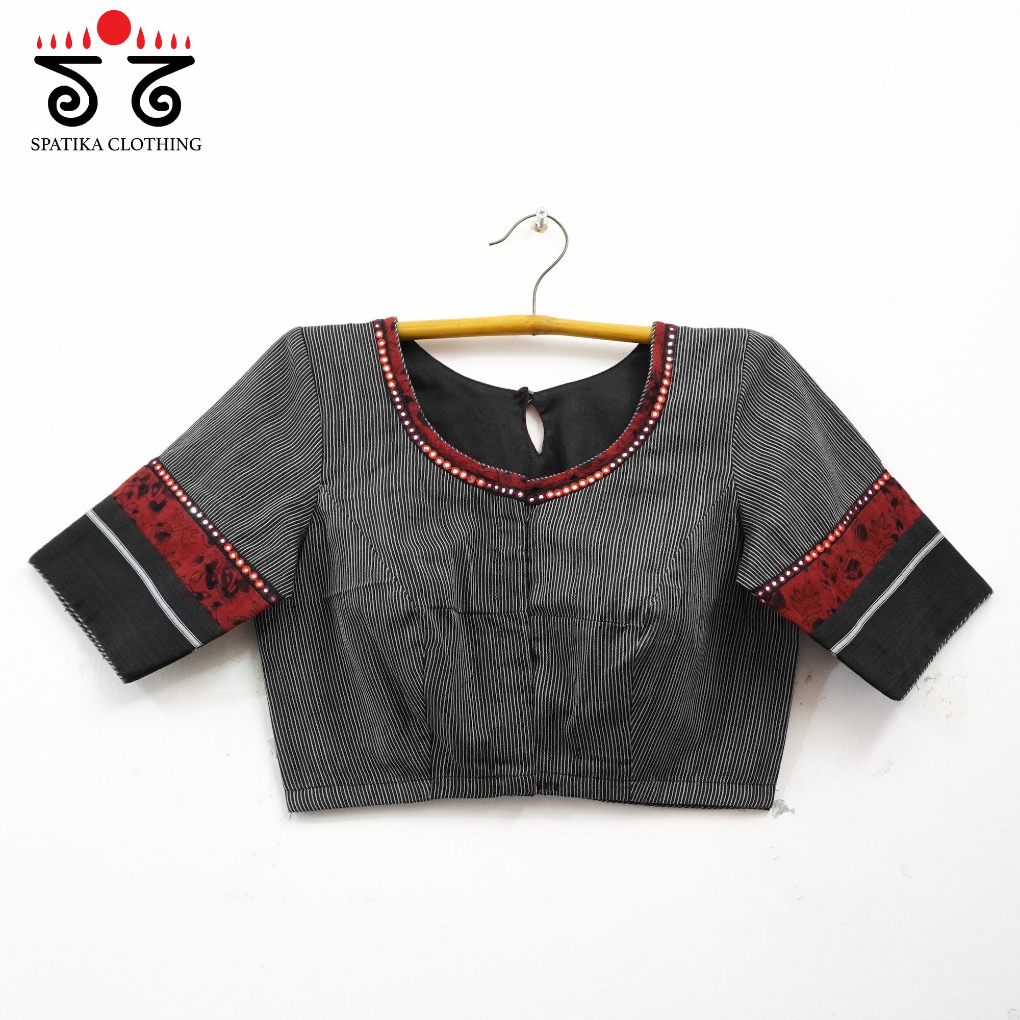 The Kalamkari Ilkal Yoke Blouse