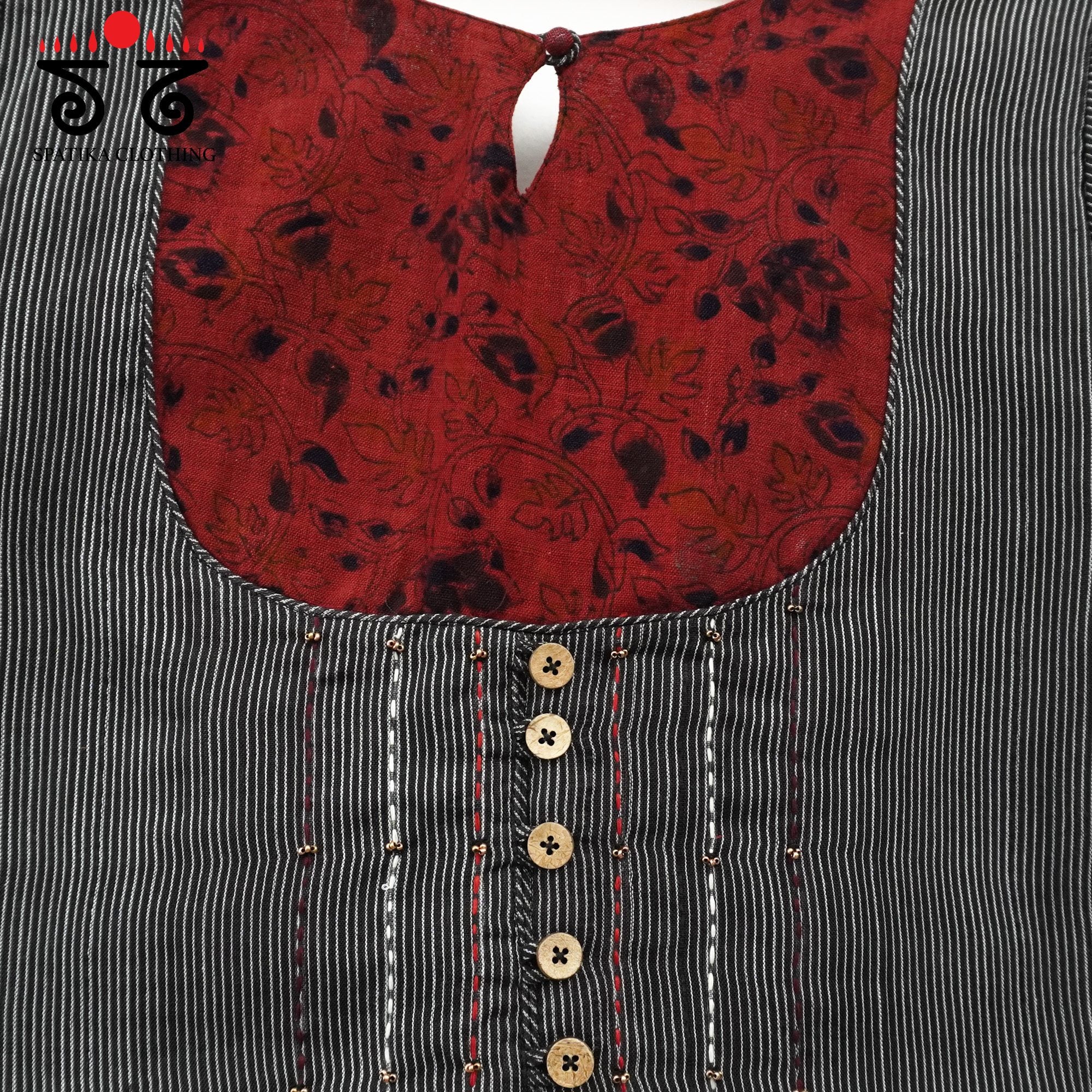The Kalamkari Ilkal Yoke Blouse