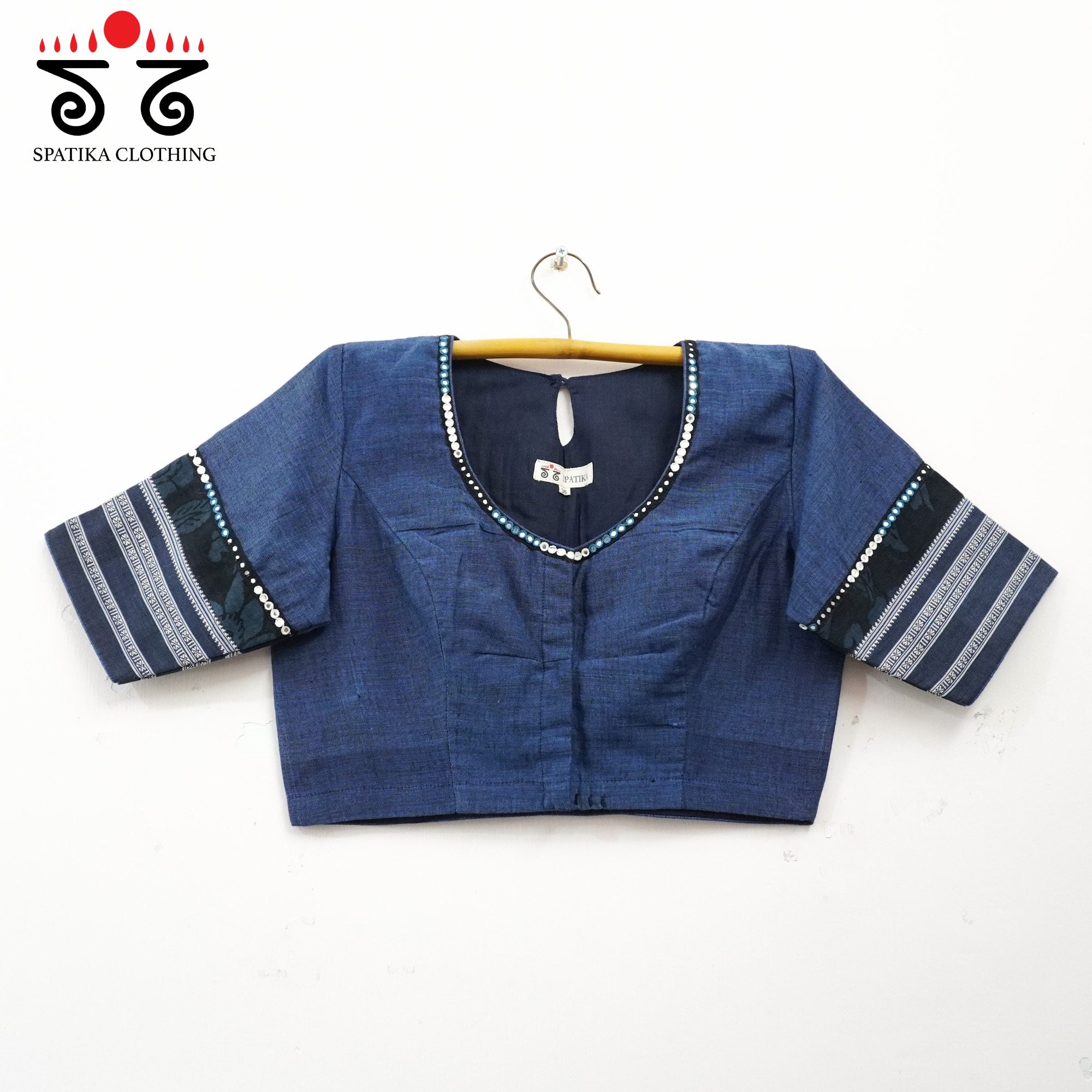 The Kalamkari Ilkal Yoke Blouse