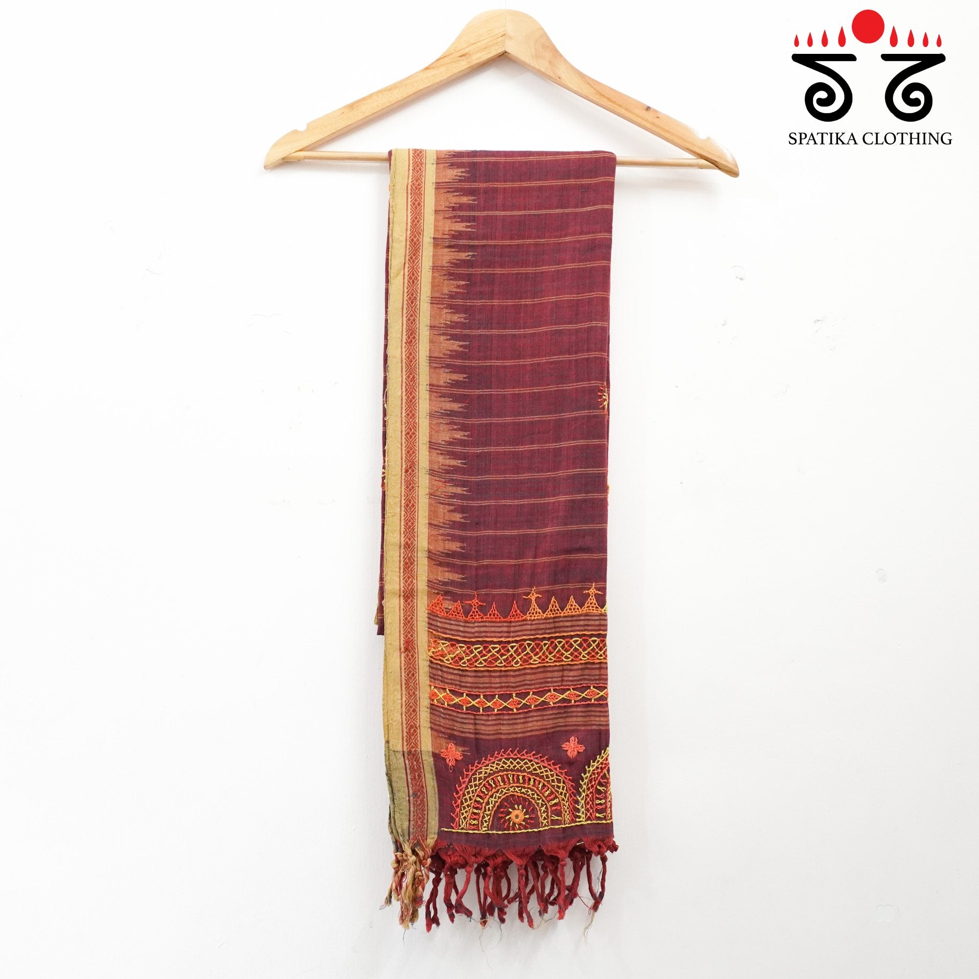 Ponduru Hand Embroidered Dupatta