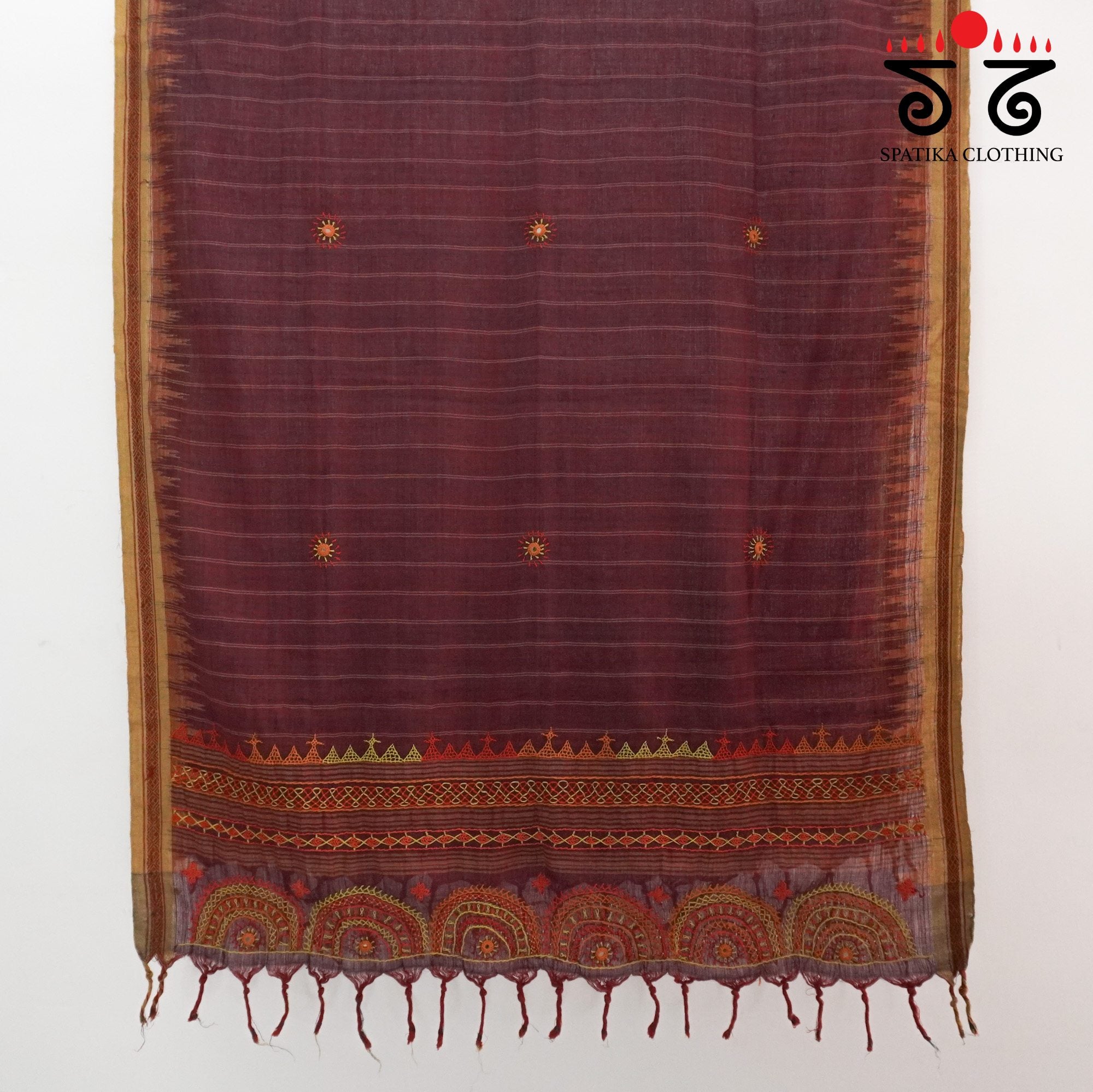 Ponduru Hand Embroidered Dupatta