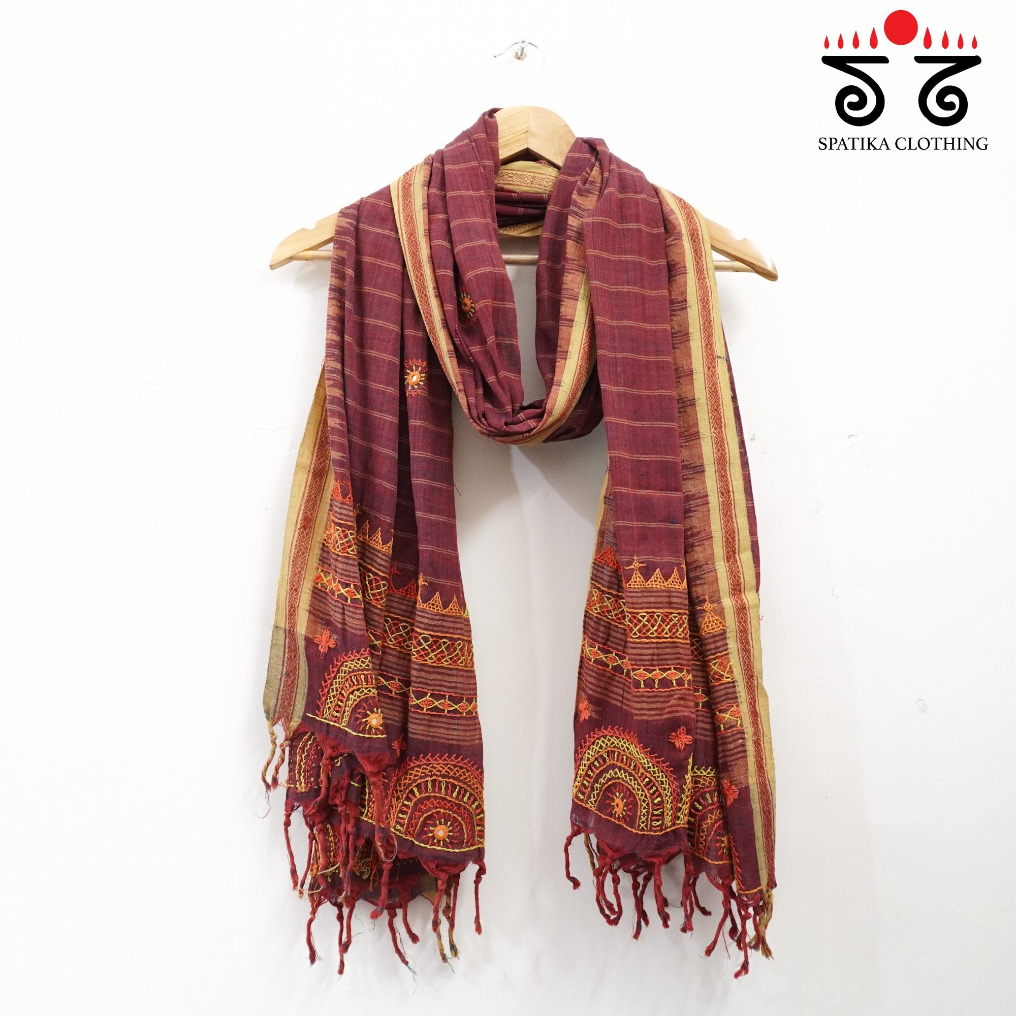 Ponduru Hand Embroidered Dupatta