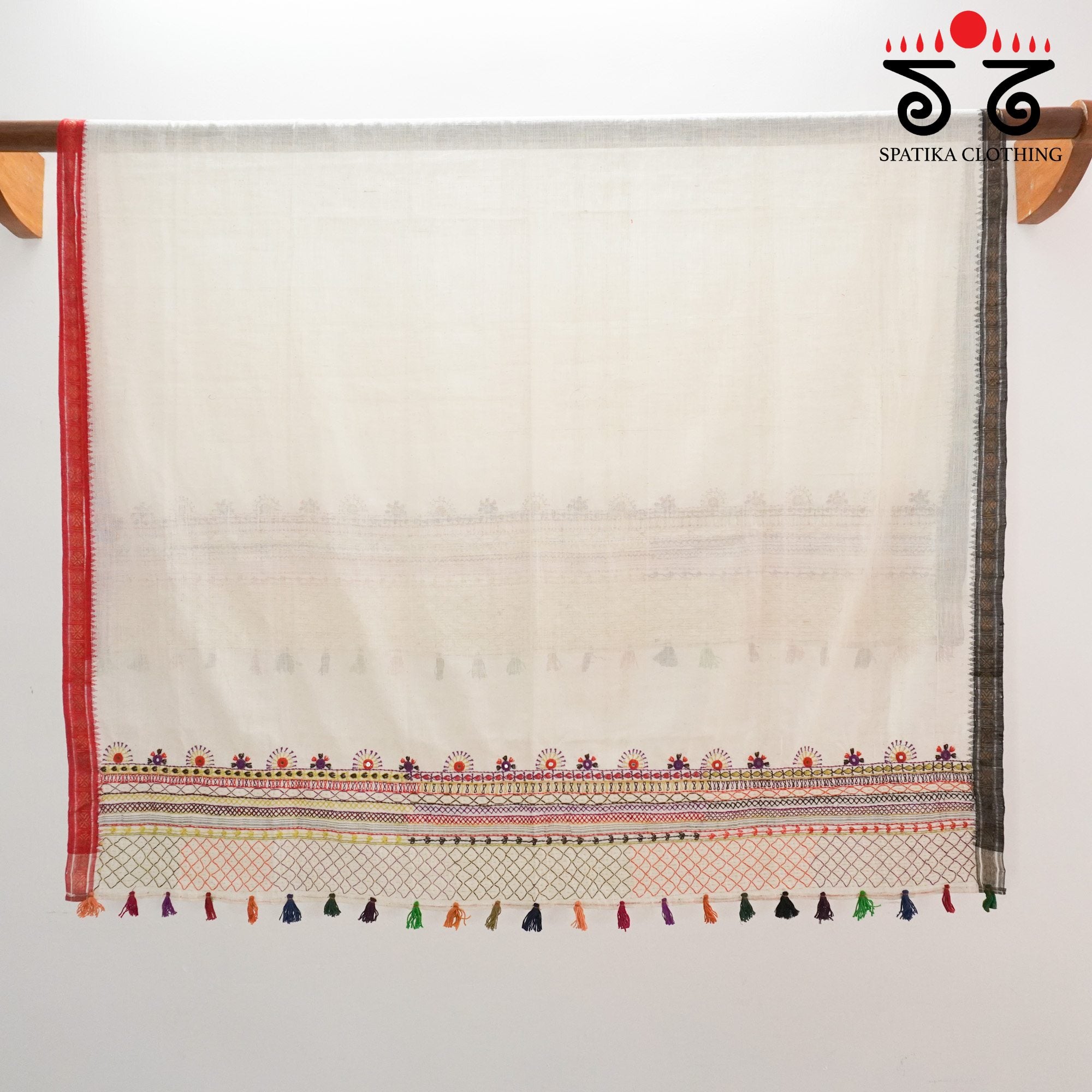 Ponduru Hand Embroidered Angavastram