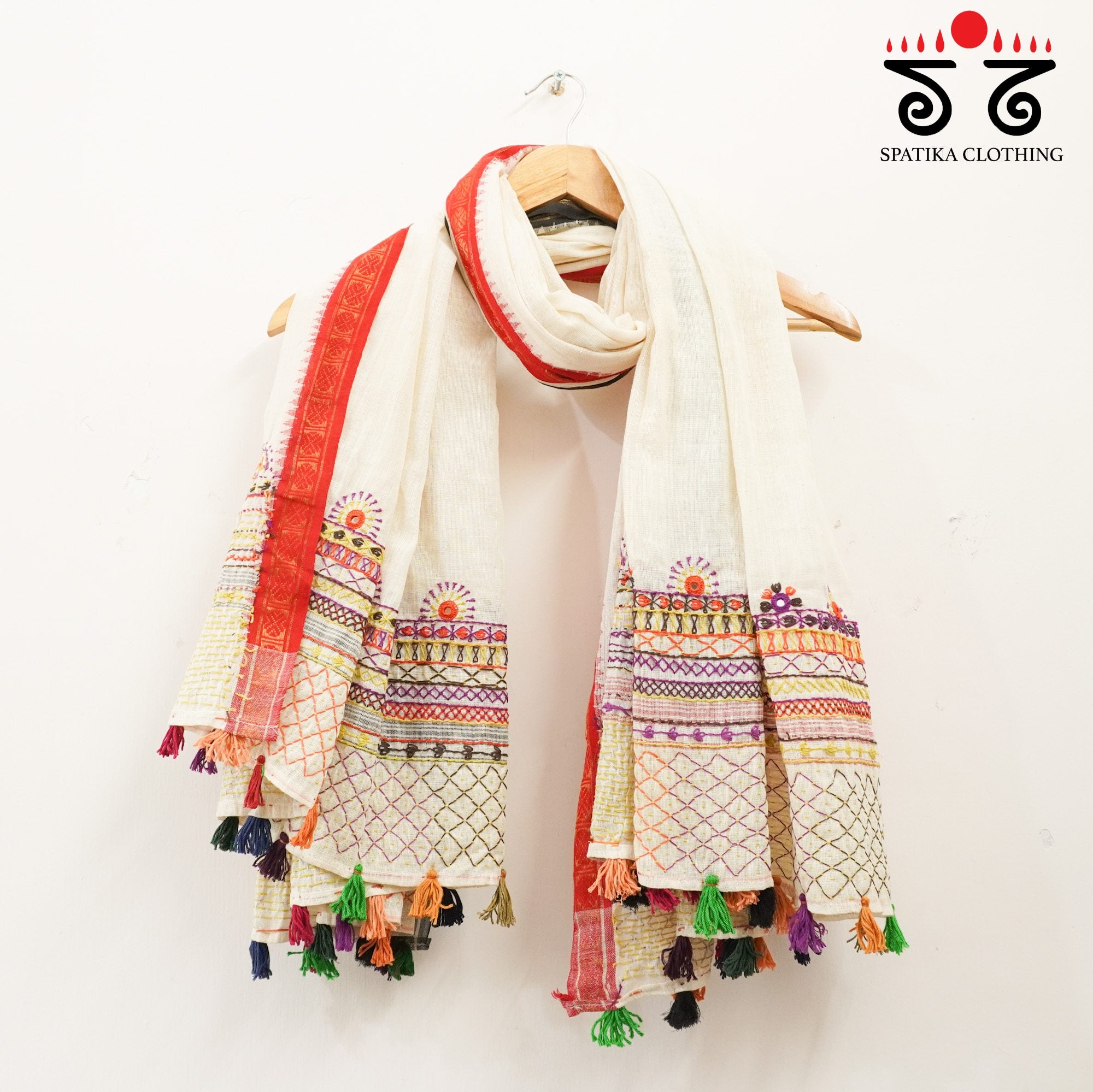 Ponduru Hand Embroidered Angavastram