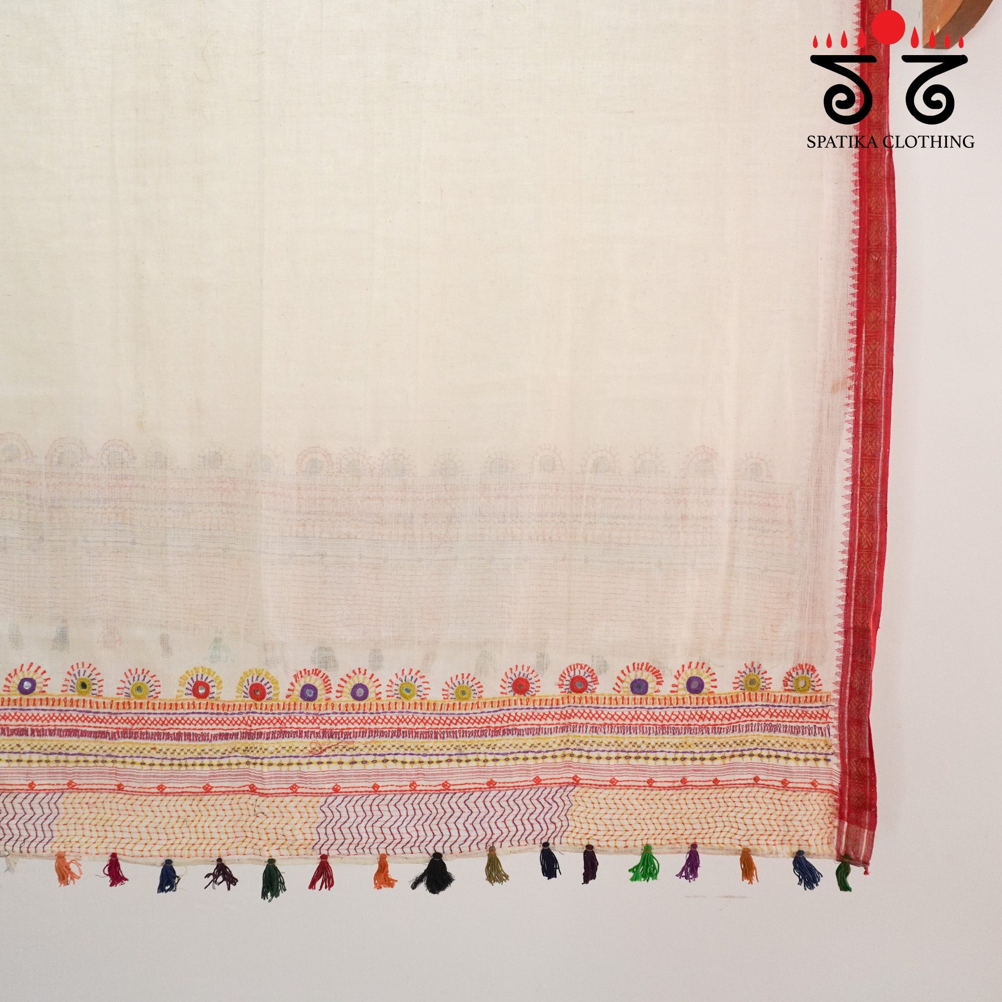 Ponduru Hand Embroidered Dupatta