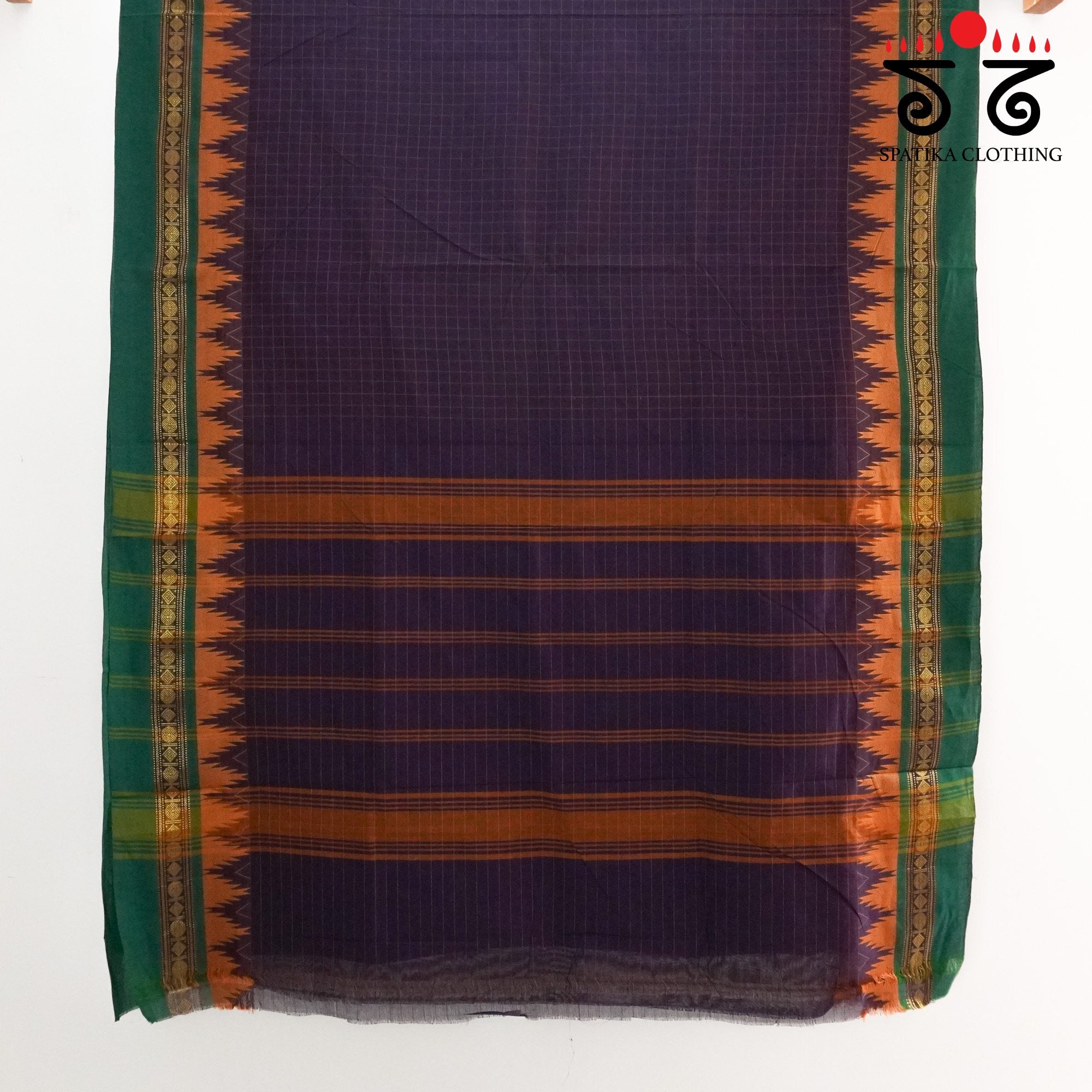 Purple Chettinad Cotton Saree