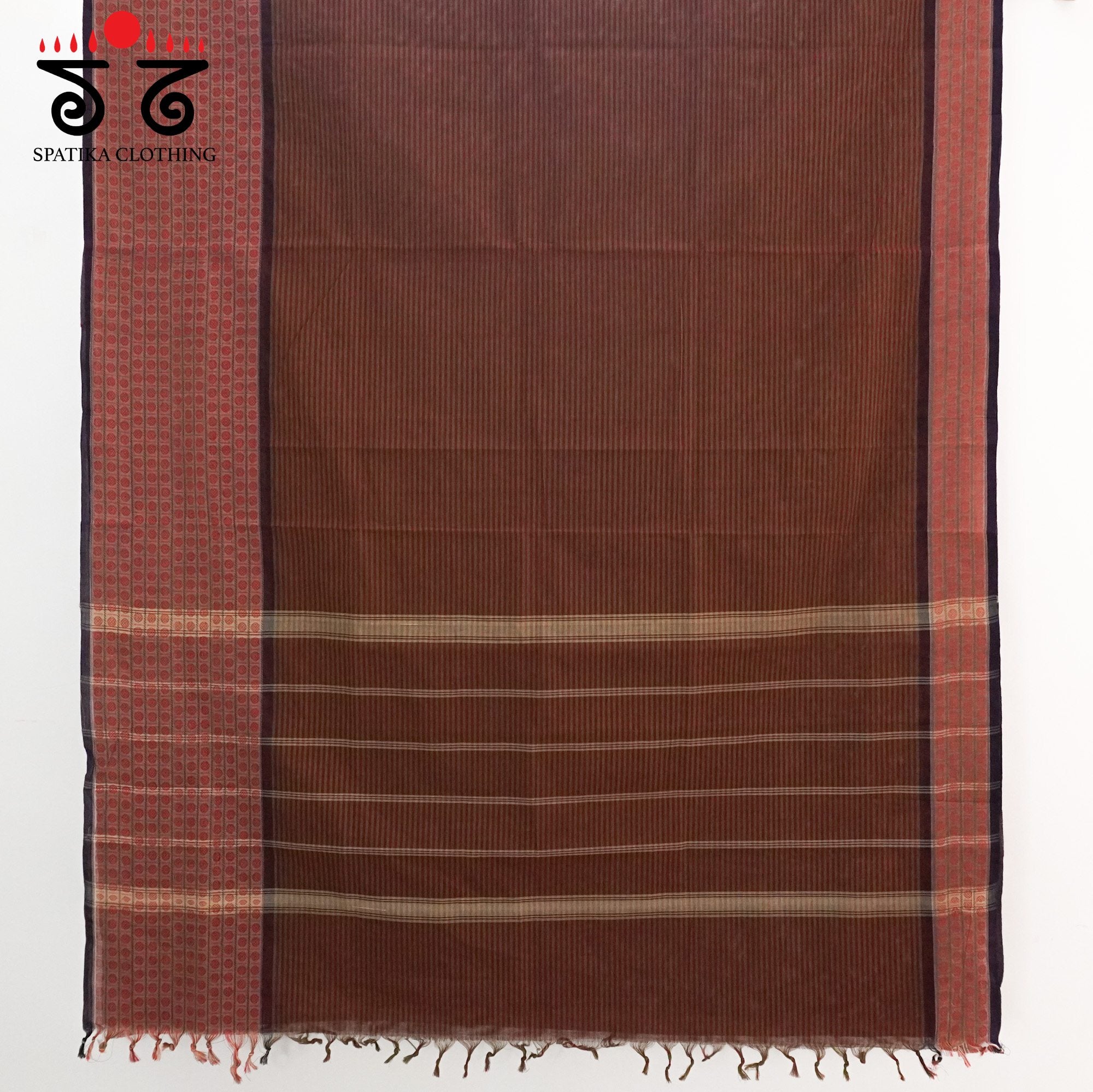 Brown Chettinad Cotton Saree