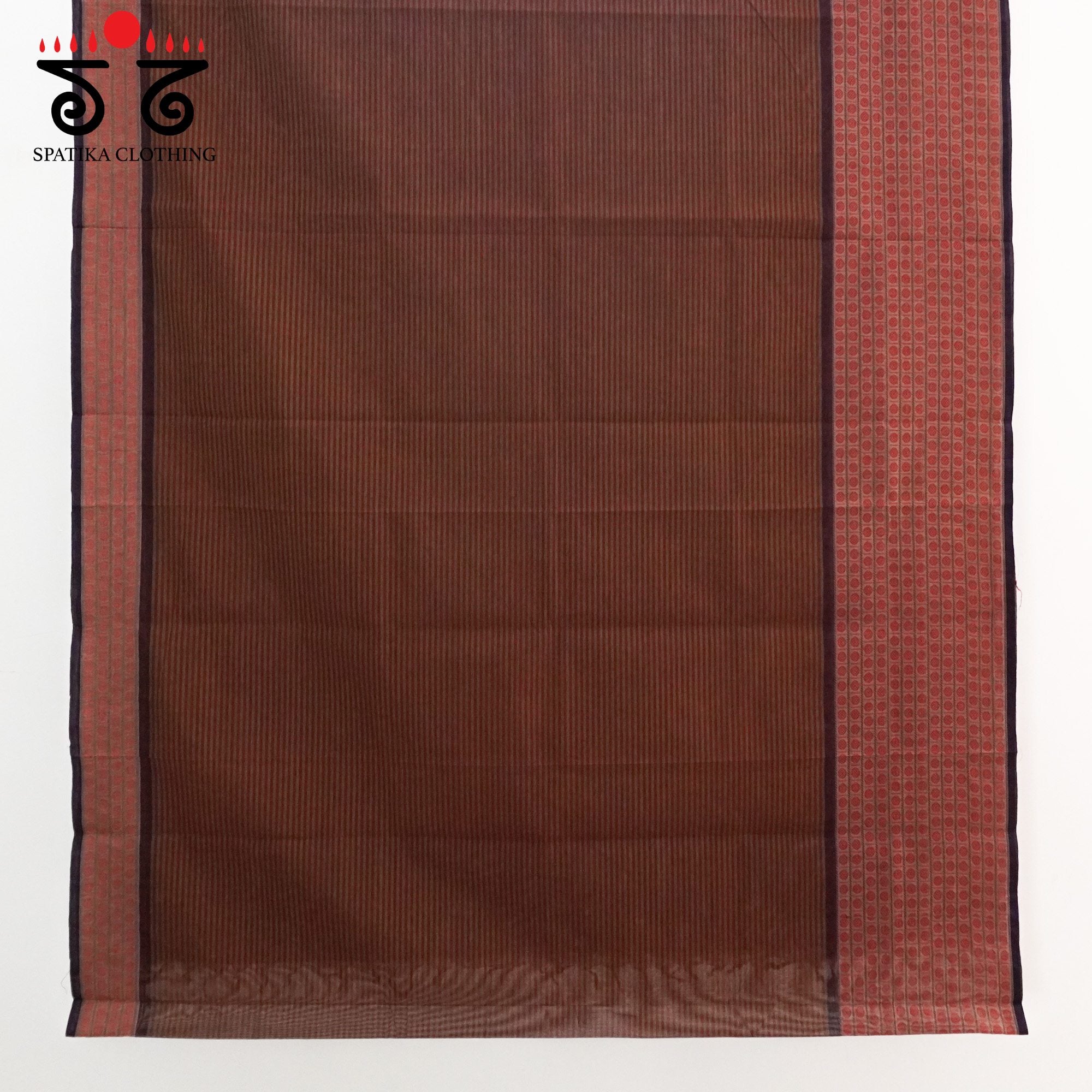 Brown Chettinad Cotton Saree