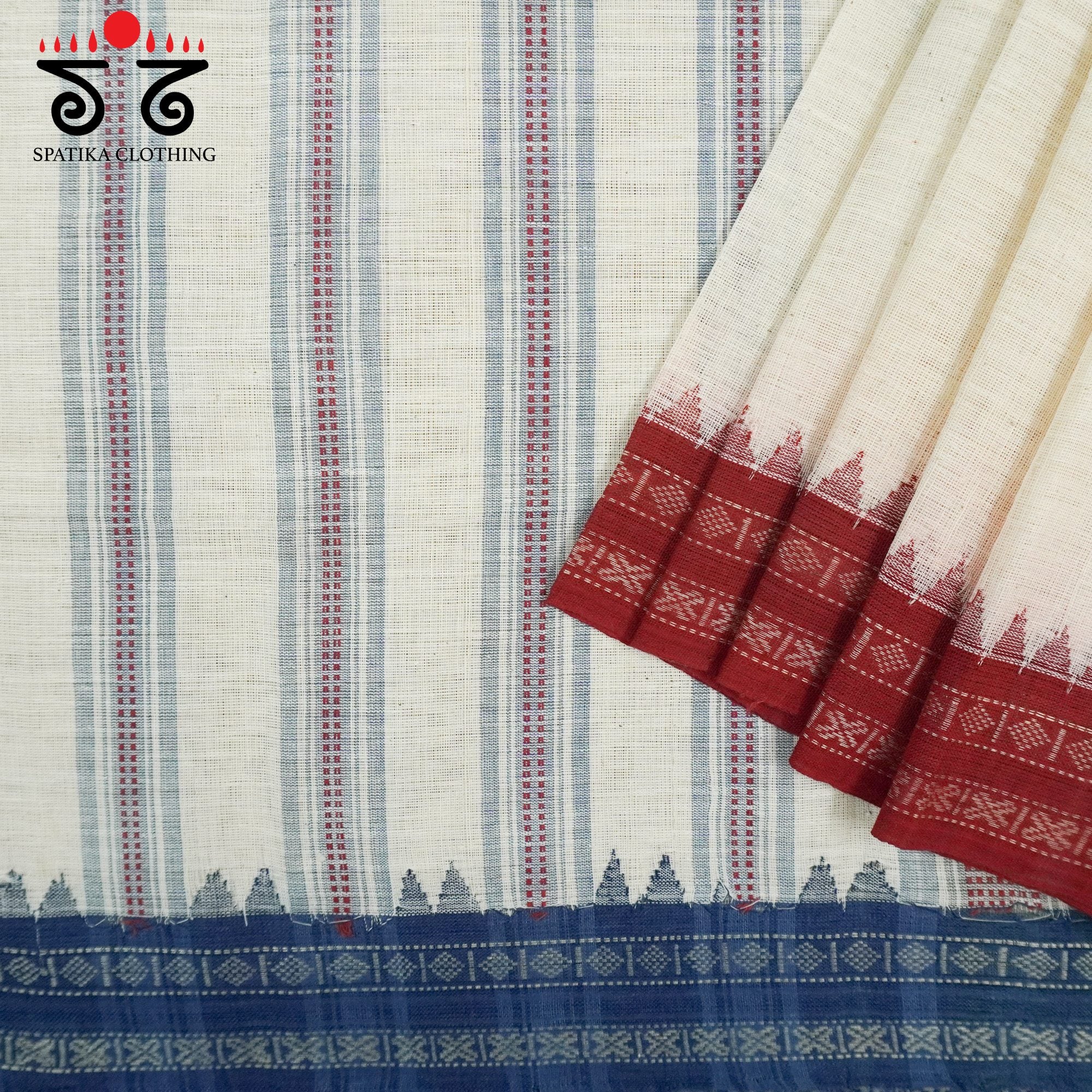Ponduru Handspun Cotton Saree New!