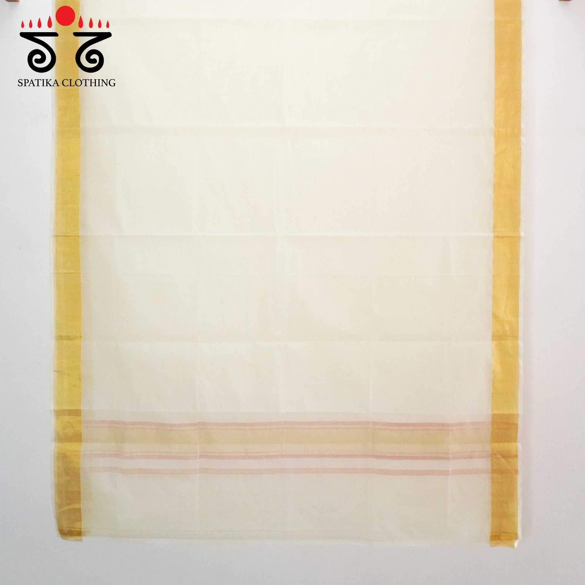 Kerala Kasavu Handloom Cotton Saree
