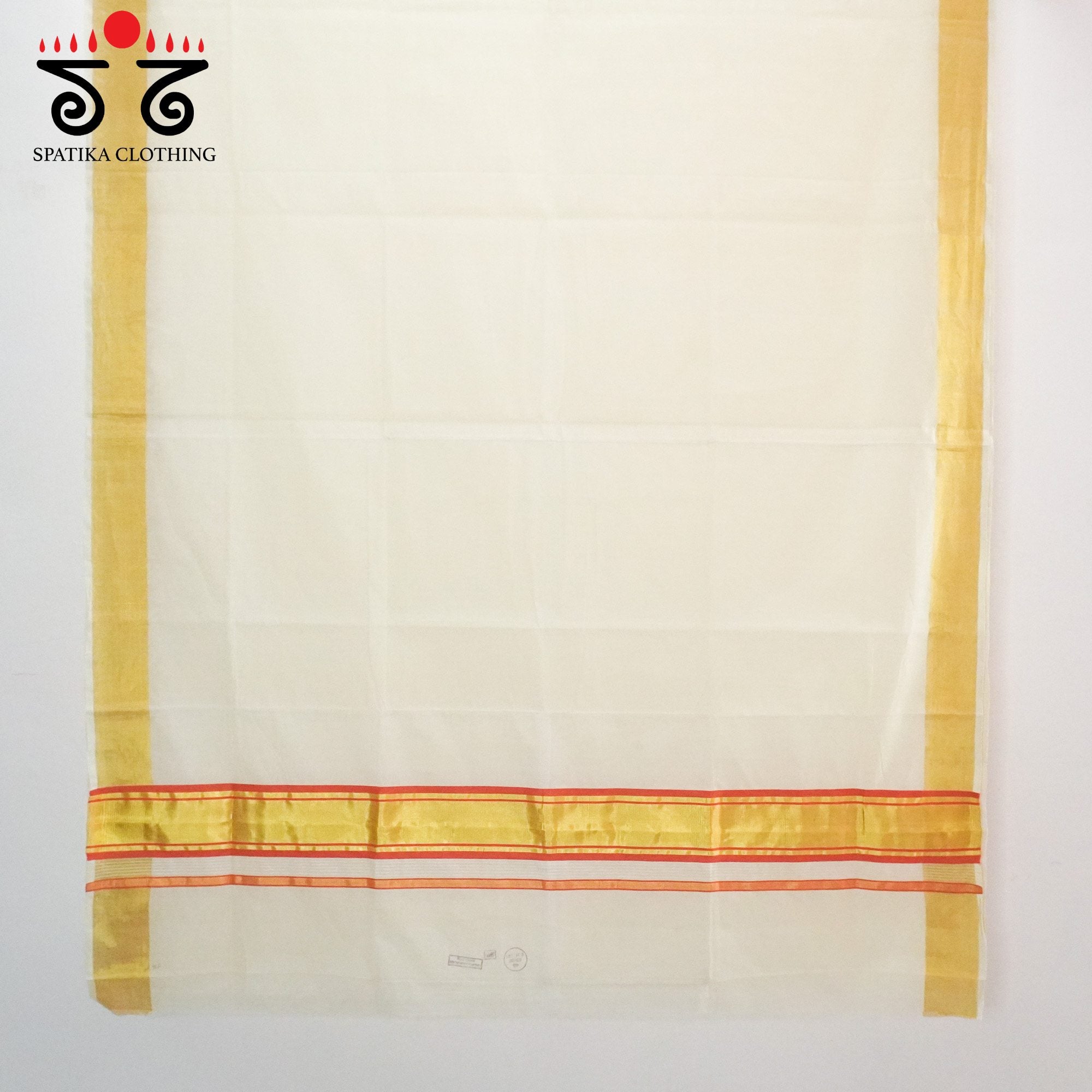 Kerala Kasavu Handloom Cotton Saree