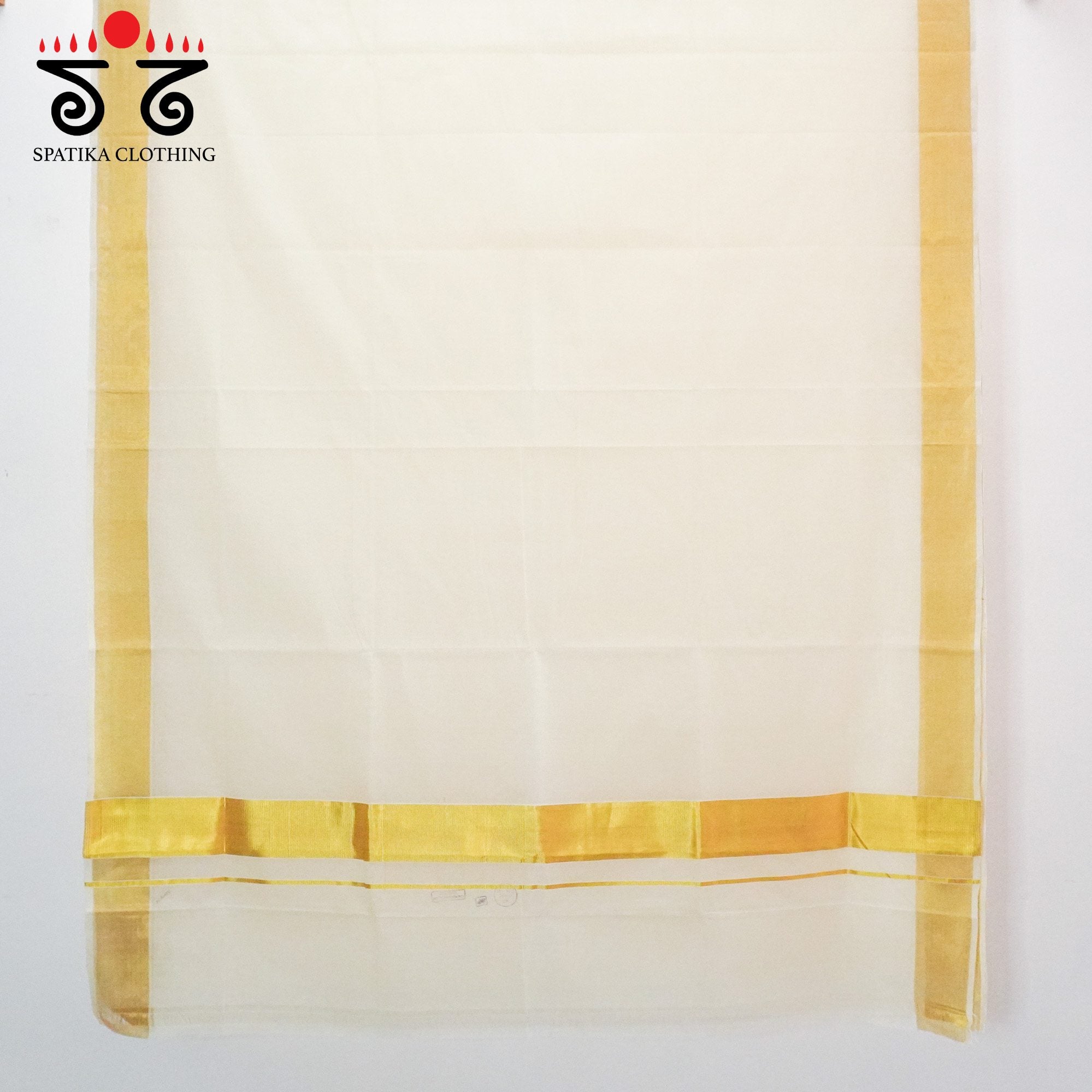 Kerala Kasavu Handloom Cotton Saree