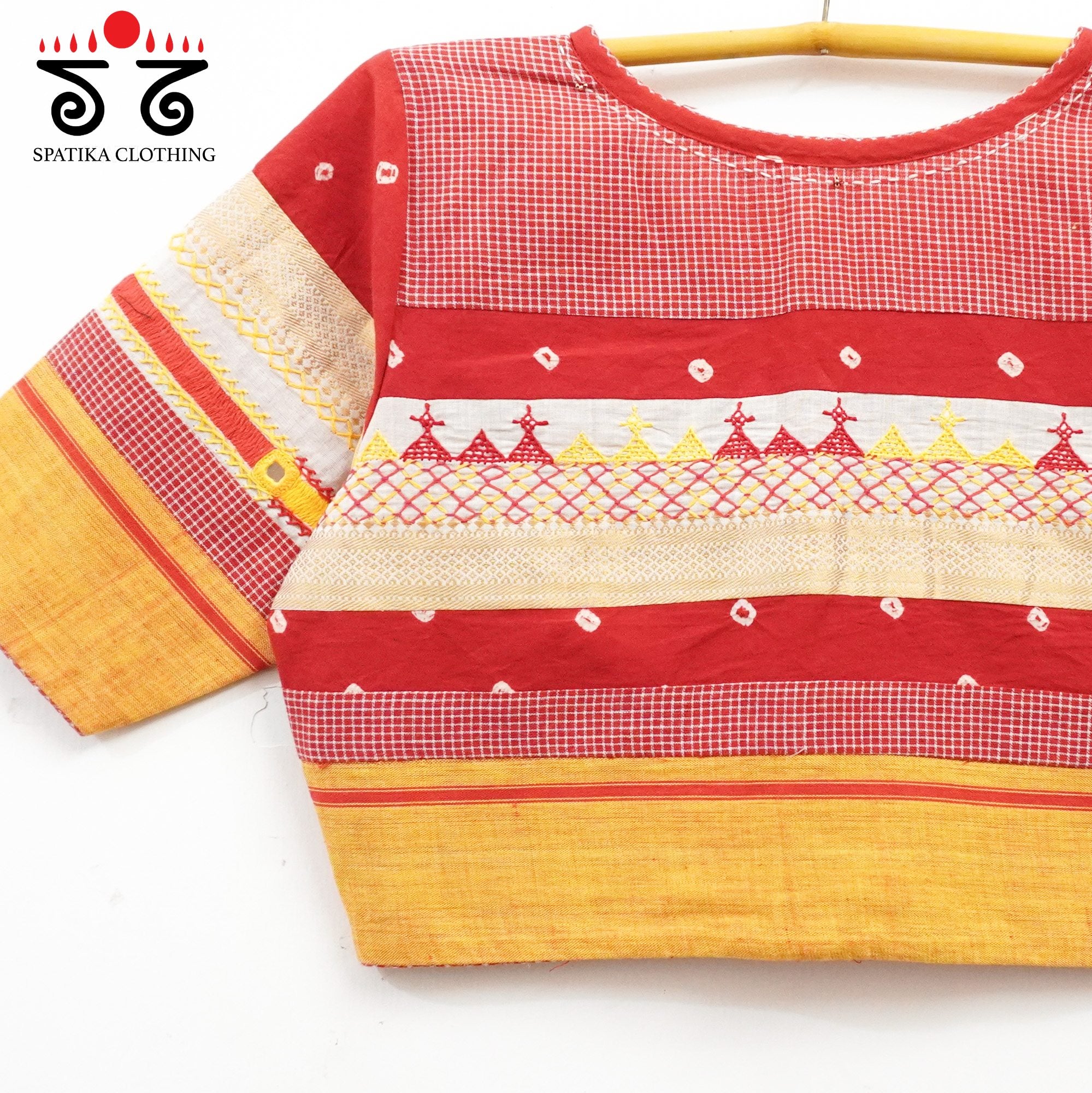 Red Lambani Bandhani Blouse
