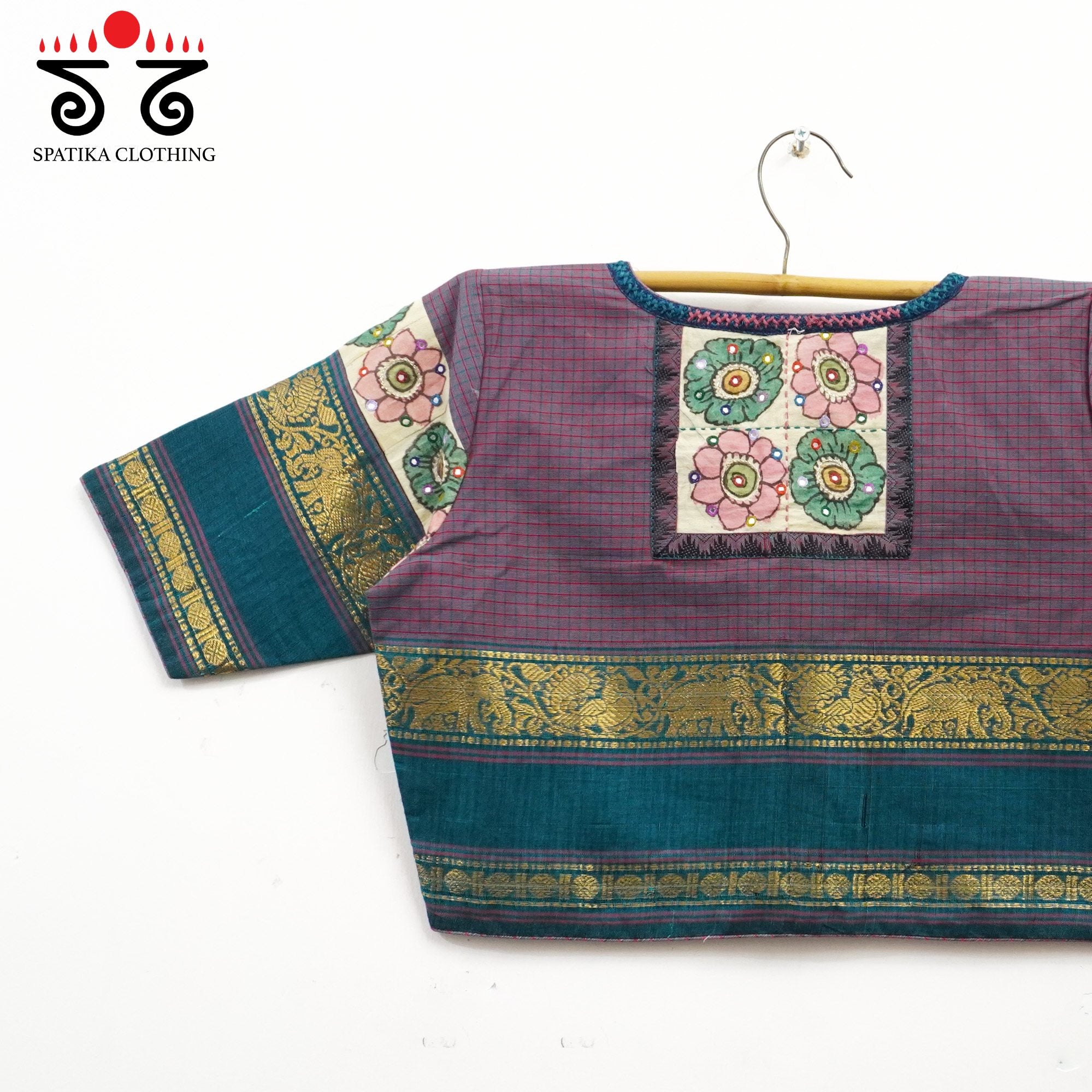 Grape Chettinad - Pen Kalamkari Blouse