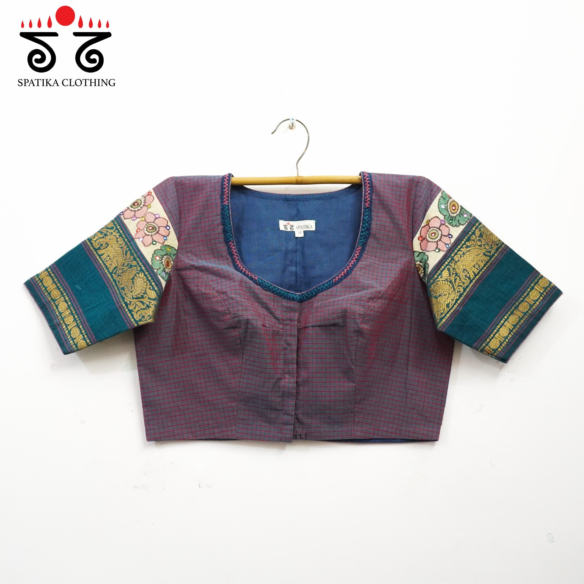 Grape Chettinad - Pen Kalamkari Blouse