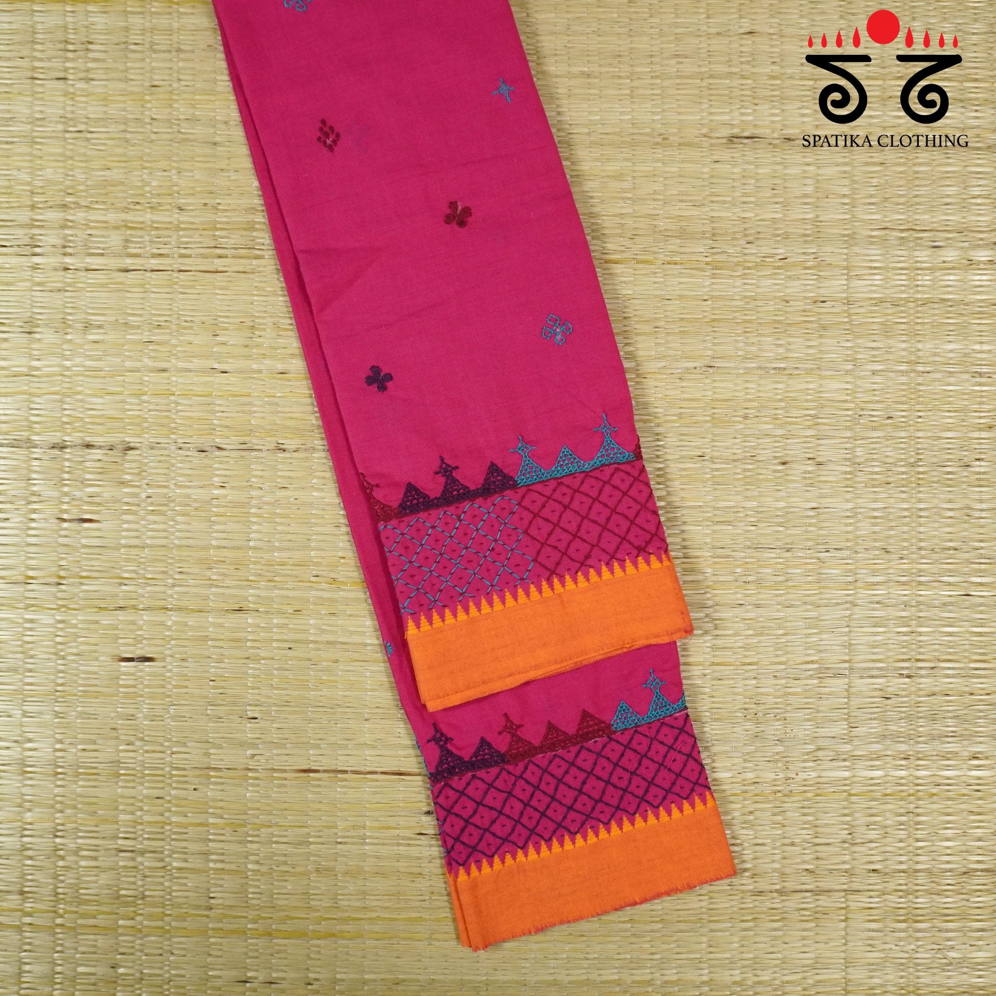 Lambani Hand-embroidered Blouse Fabric