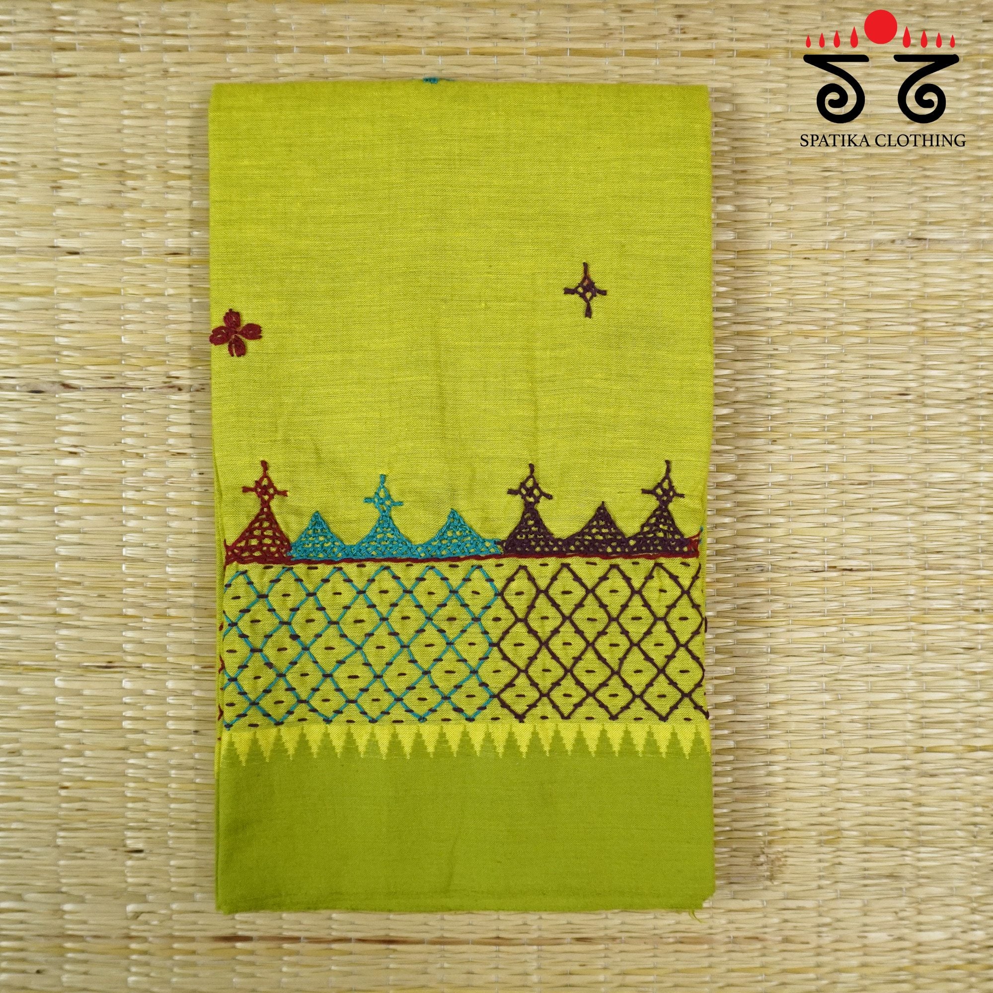 Lambani Hand-embroidered Blouse Fabric