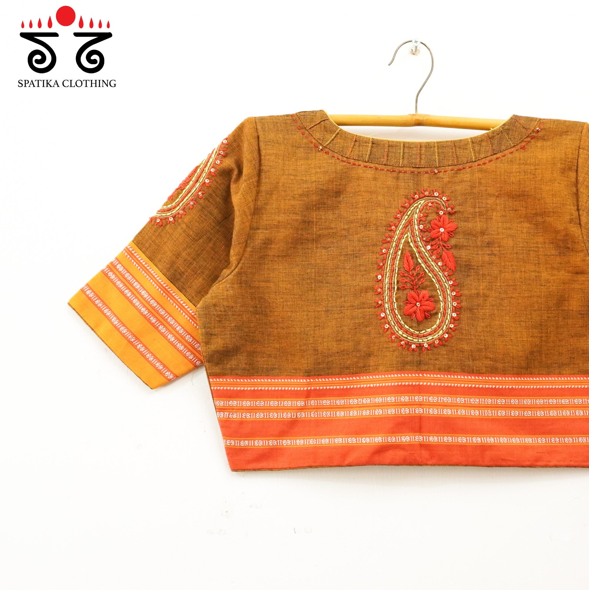The Ilkal Chikan Blouse - Festive Edit