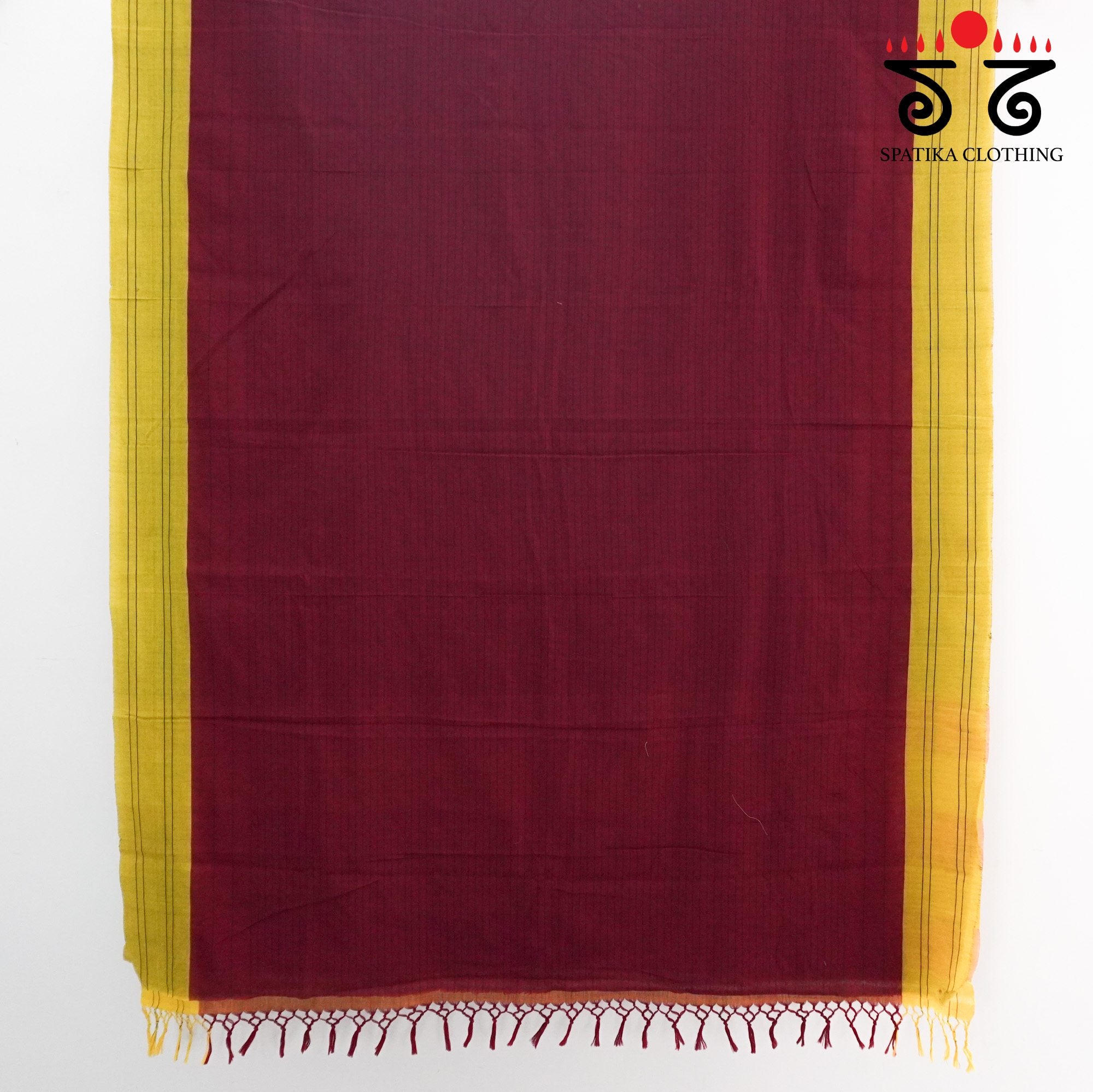 Red Ilkal Handwoven Cotton Saree - Special Edition