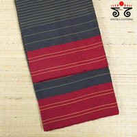 Black Ilkal Handwoven Cotton Saree - Special Edition