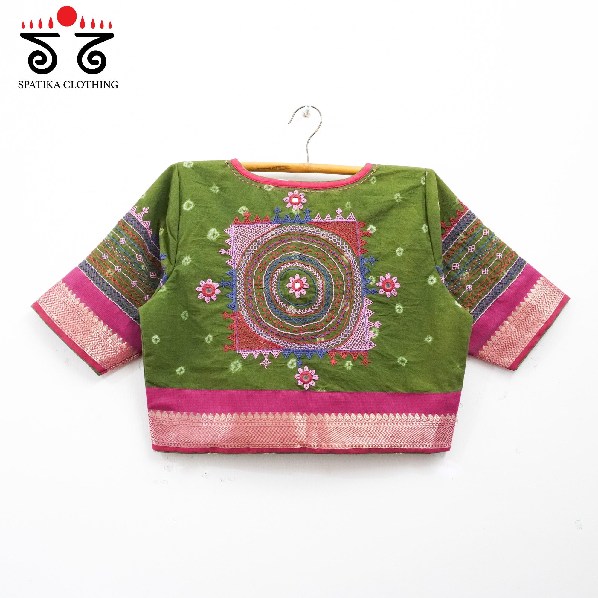 Festive Lambani Bandhani Handcrafted Blouse