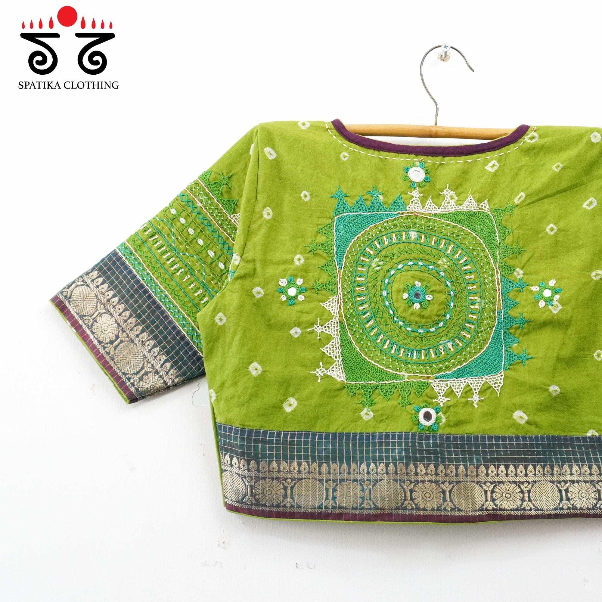 Festive Lambani Bandhani Handcrafted Blouse