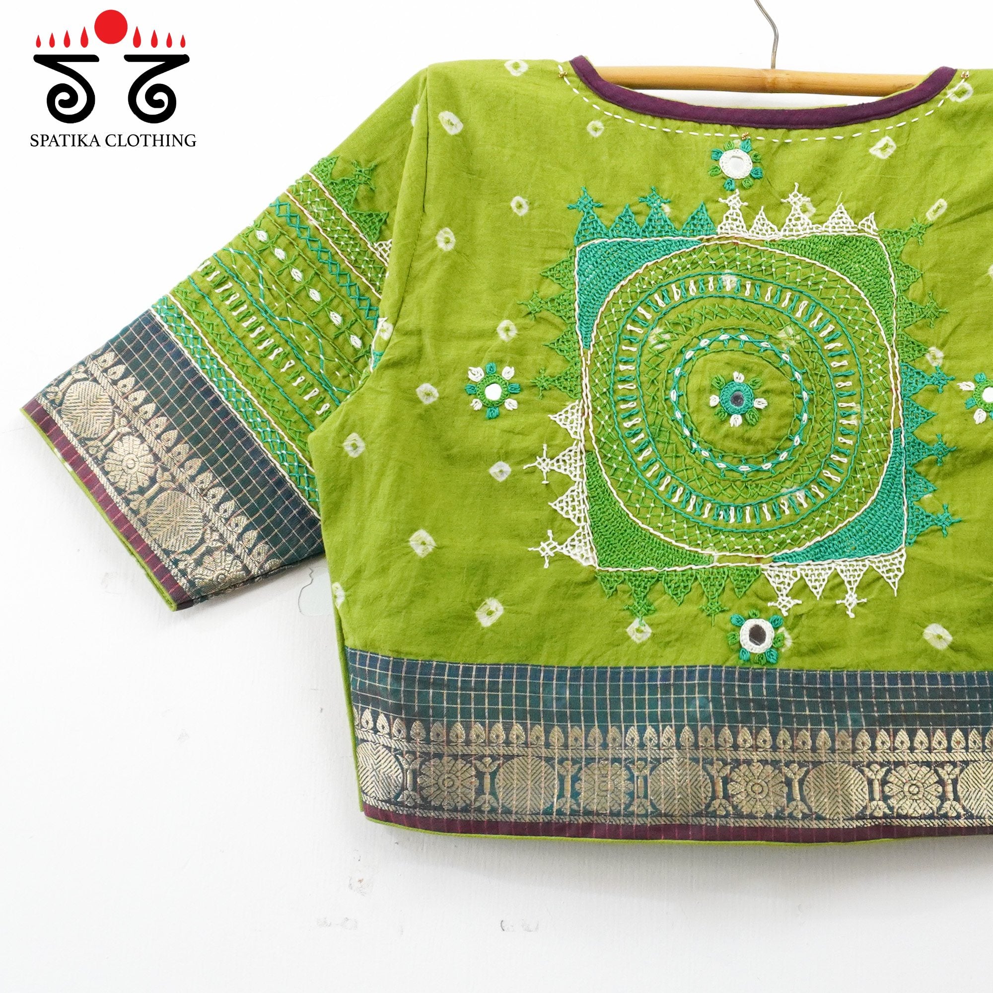 Festive Lambani Bandhani Handcrafted Blouse