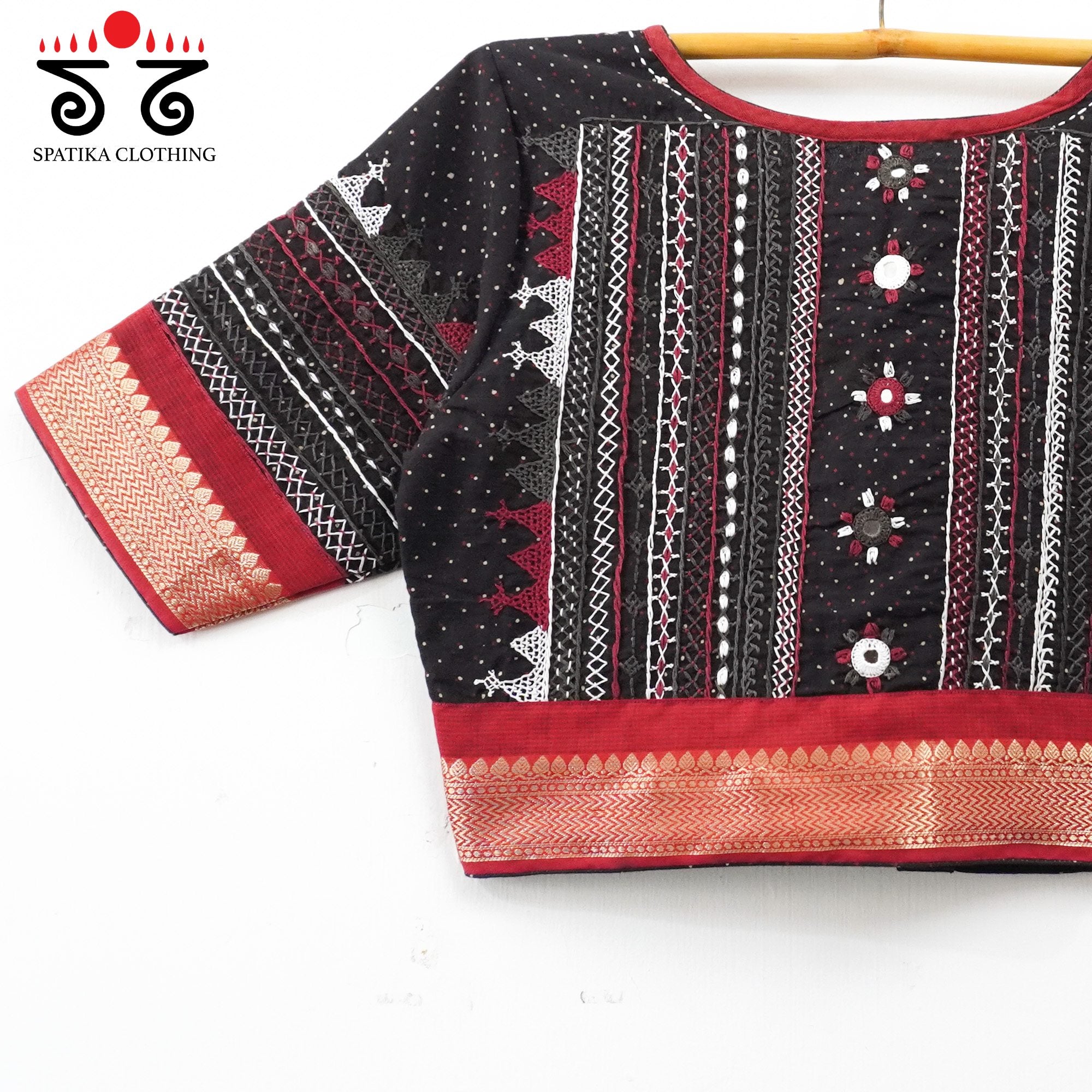 Black Kashi - Festive Lambani Blouse