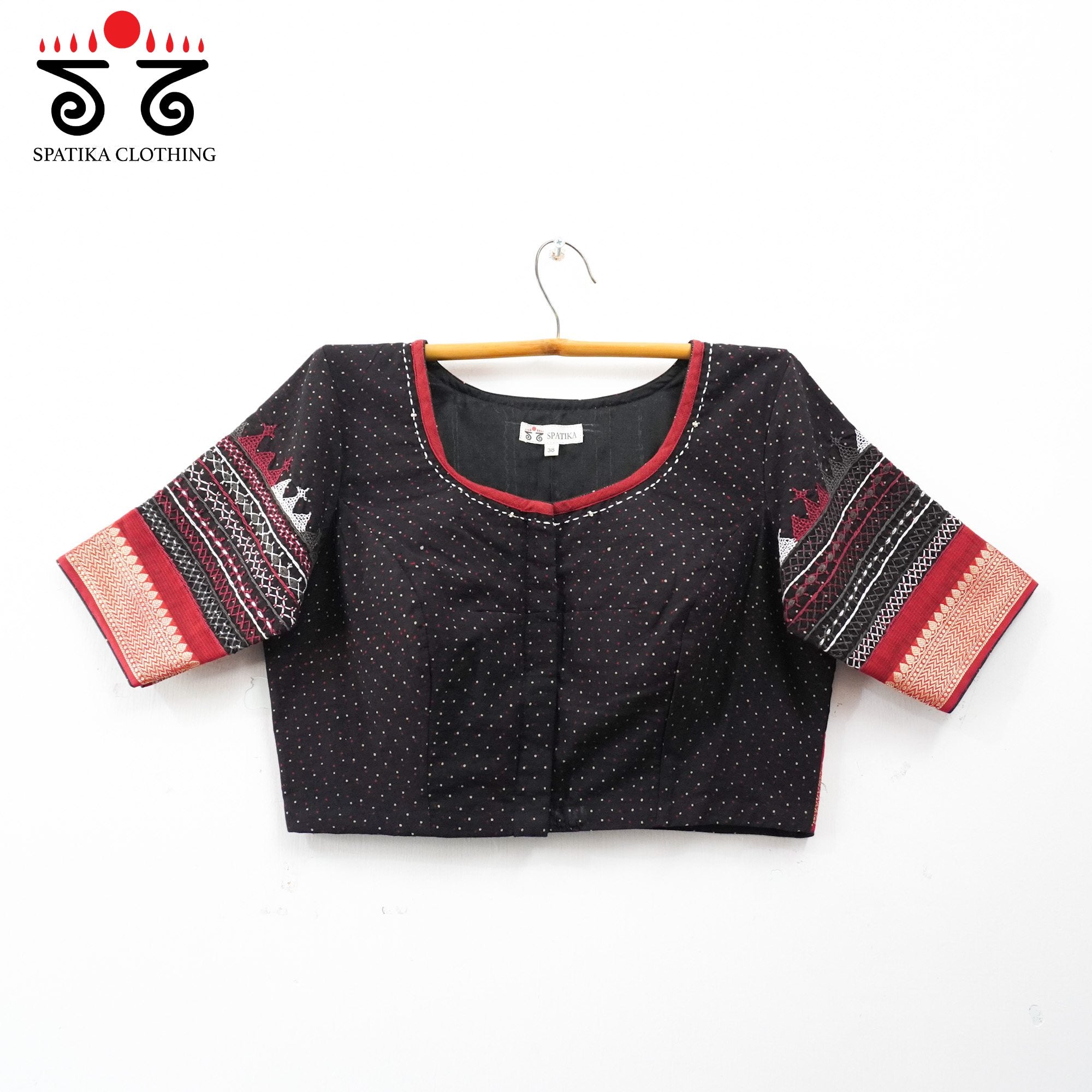 Black Kashi - Festive Lambani Blouse