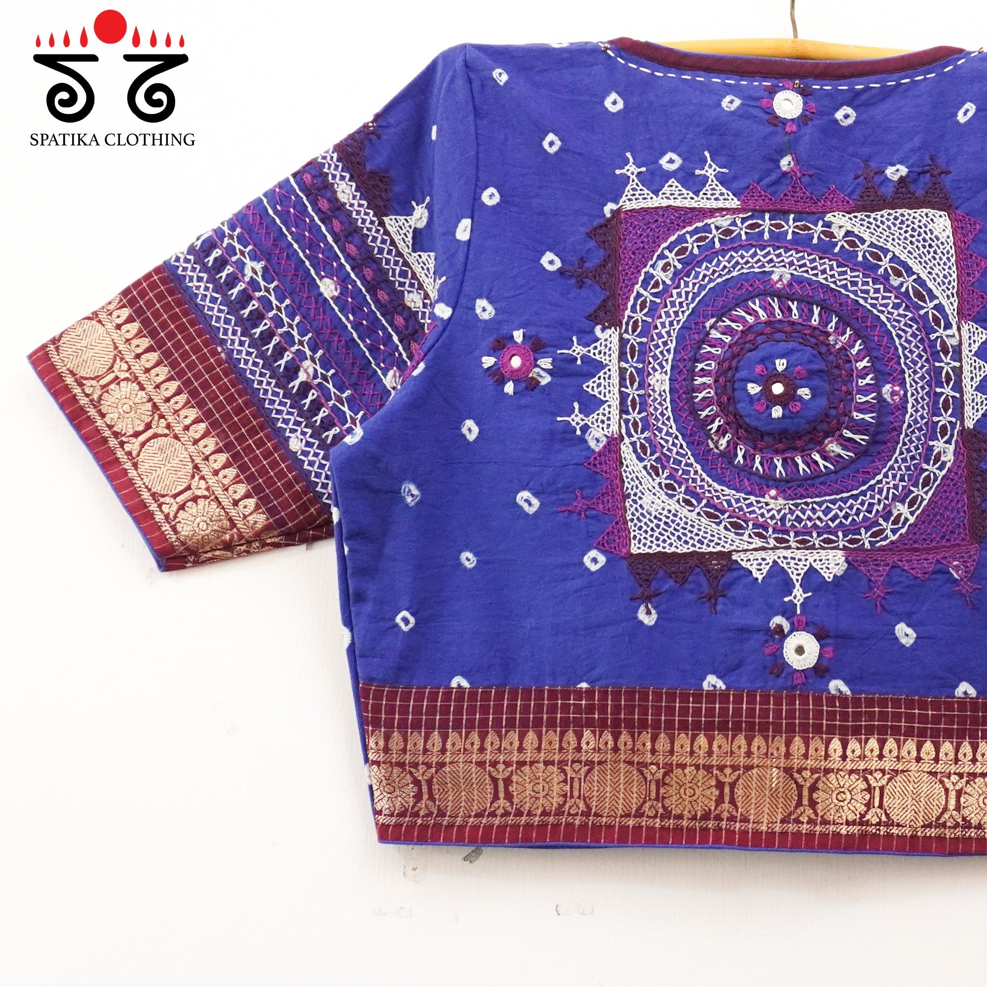 Festive Lambani Bandhani Handcrafted Blouse