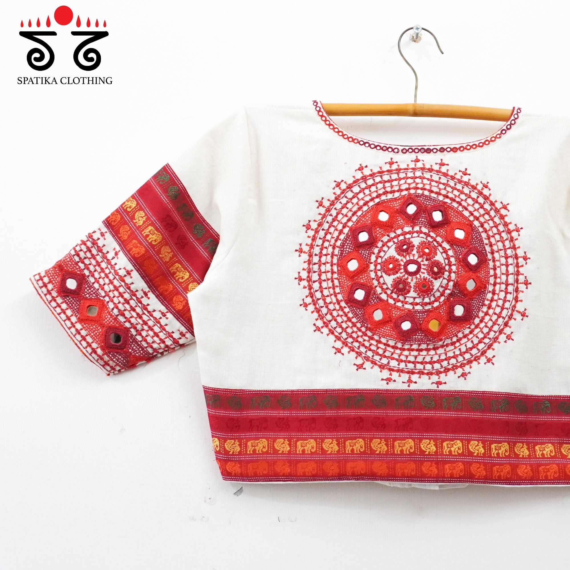 Festive Lambani Khun Handcrafted Blouse