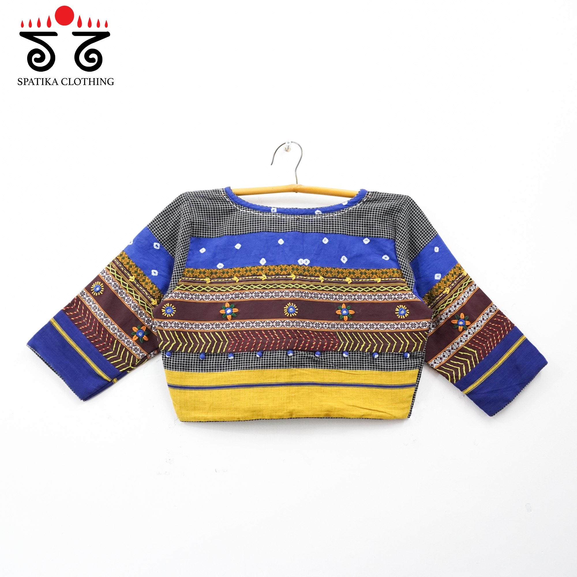 Blue Lambani Bandhani Blouse