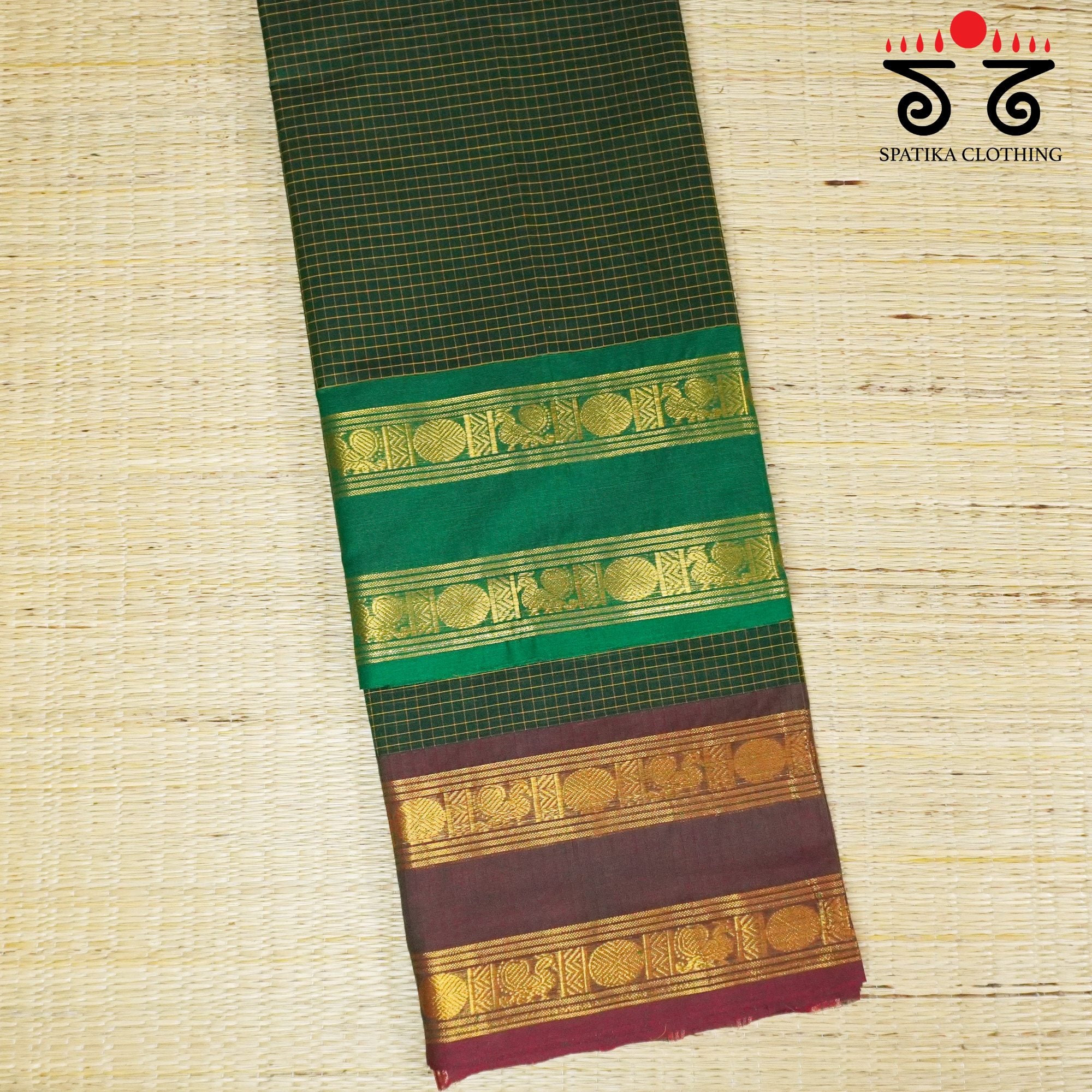 Green Chettinad Cotton Saree