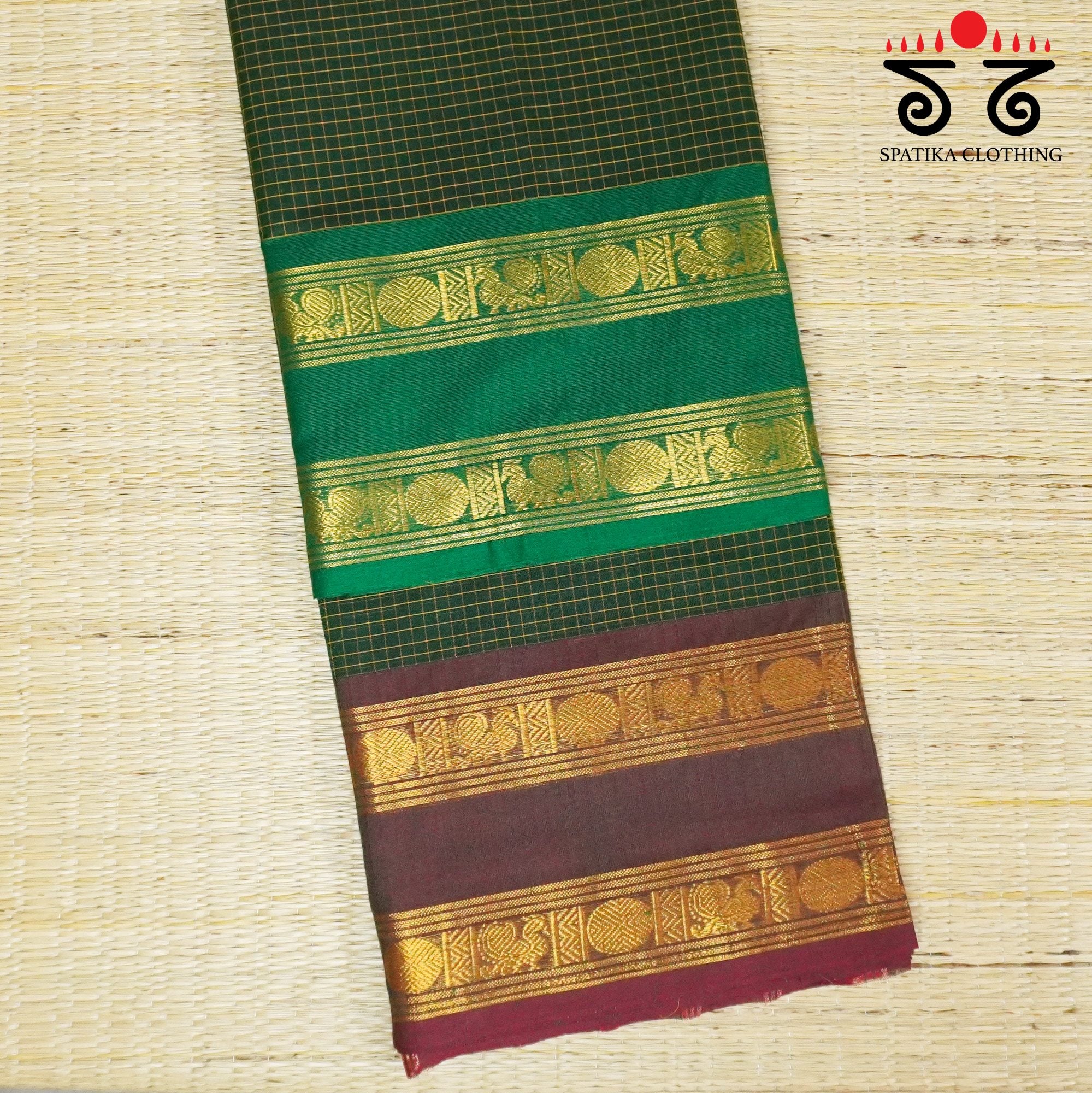 Green Chettinad Cotton Saree