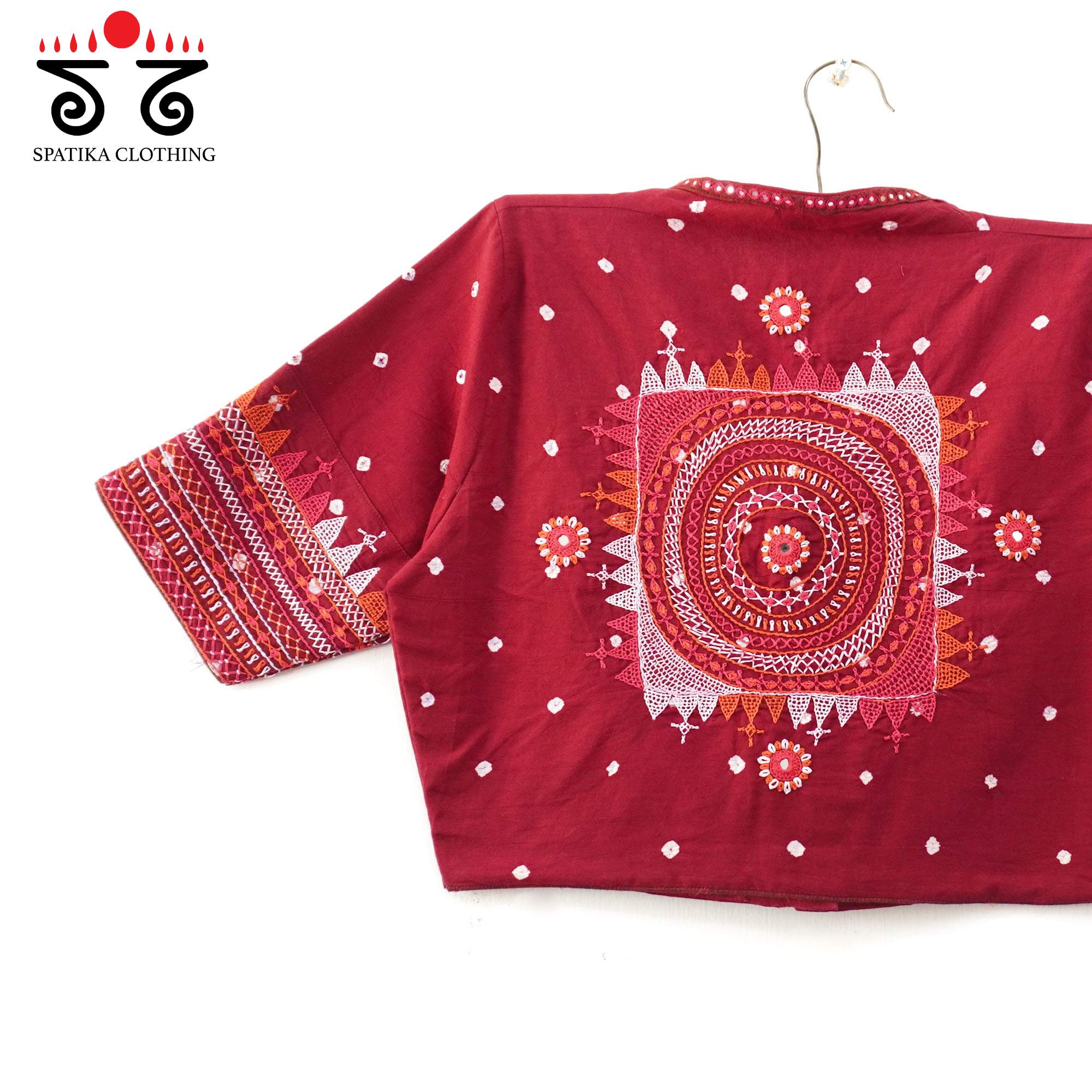 Red Lambani - Bandhani blouse