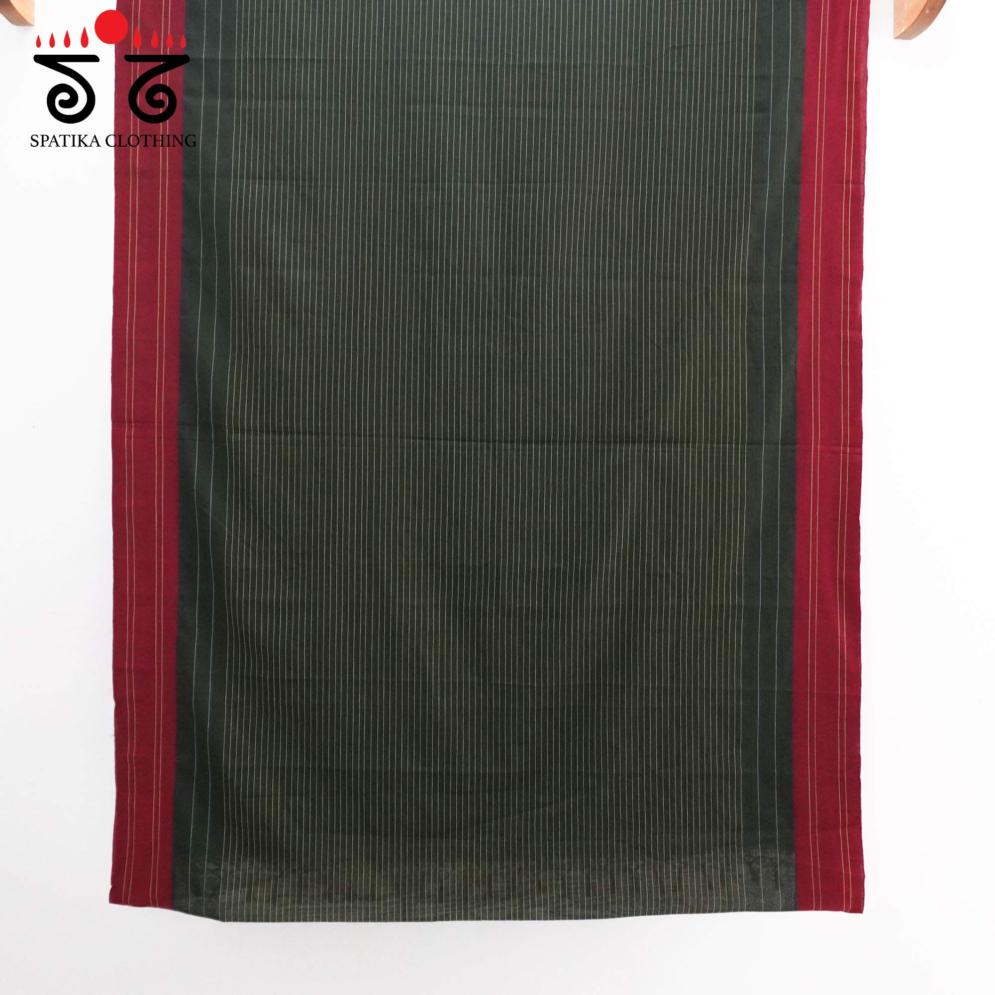 Dark Green Ilkal Handwoven Cotton Saree - Special Edition