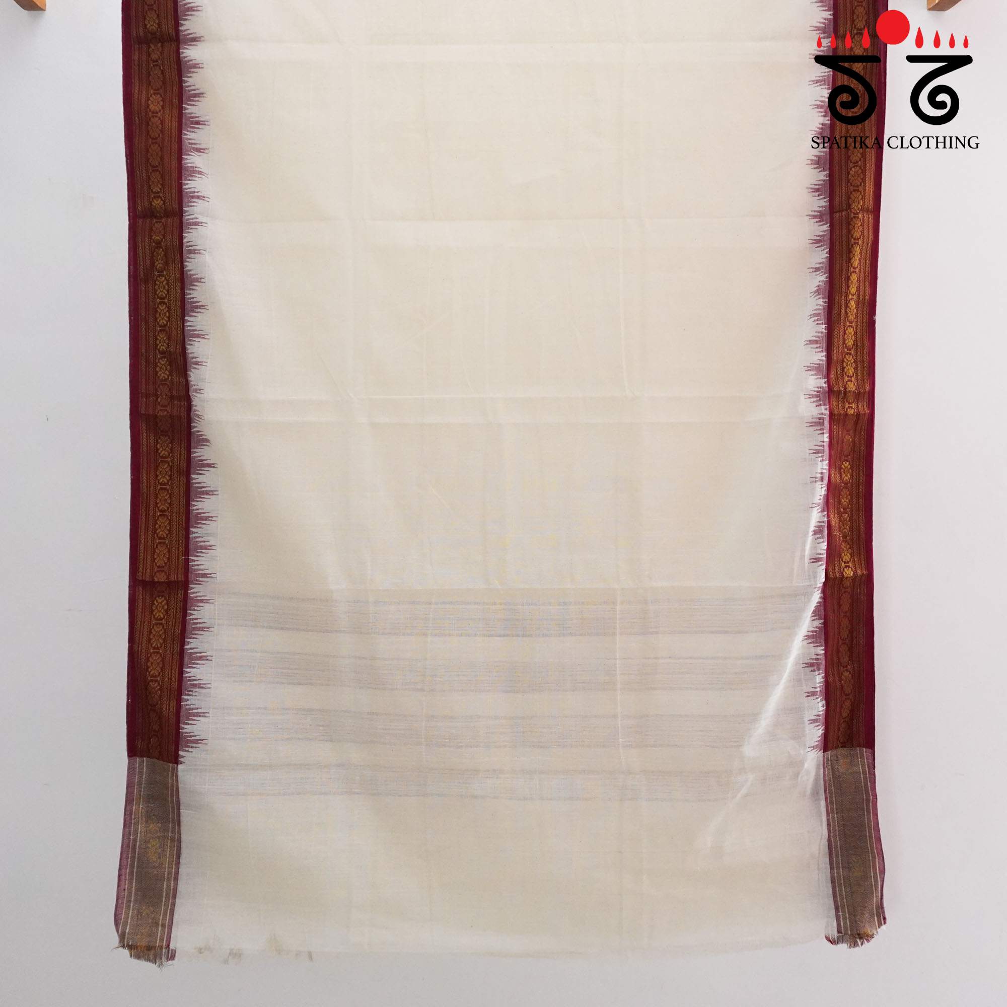 Ponduru Handspun Cotton Saree New!