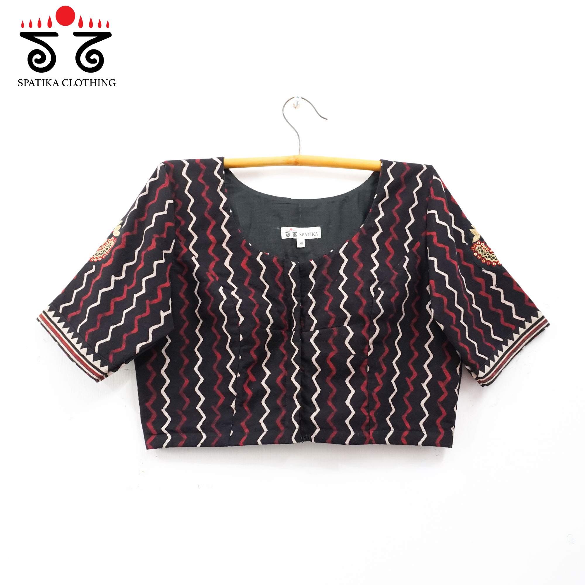 The Inlay & Yoke - Handcrafted Blouse in Natural Dyes