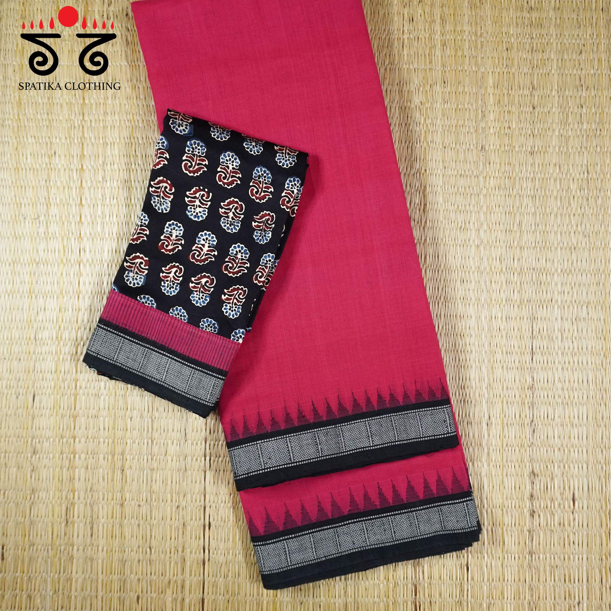 Ponduru Handspun Cotton Saree with Special blouse