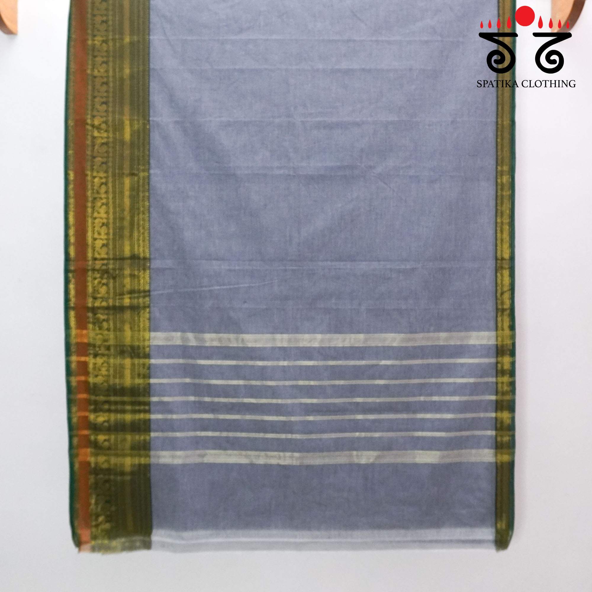 Grey Chettinad Cotton Saree