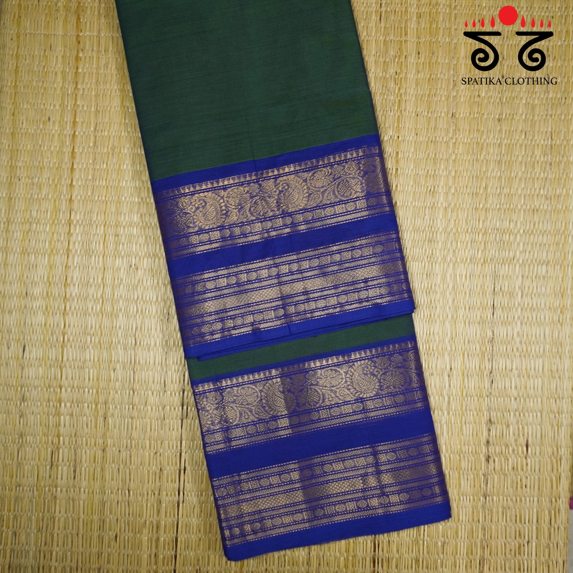 Green Chettinad Cotton Saree