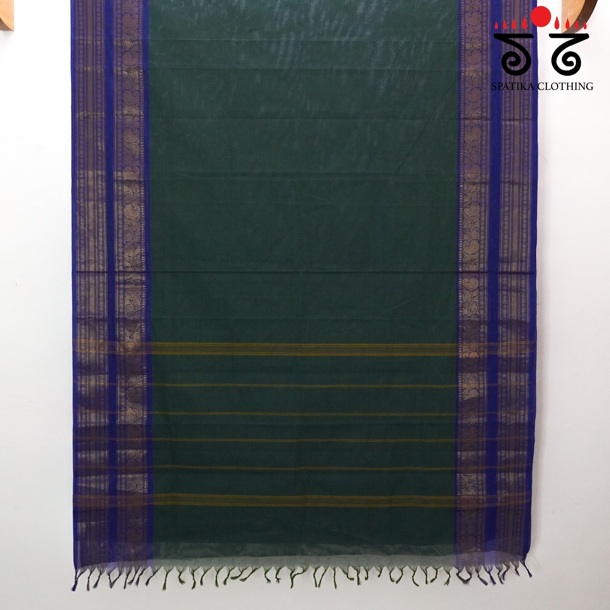 Green Chettinad Cotton Saree