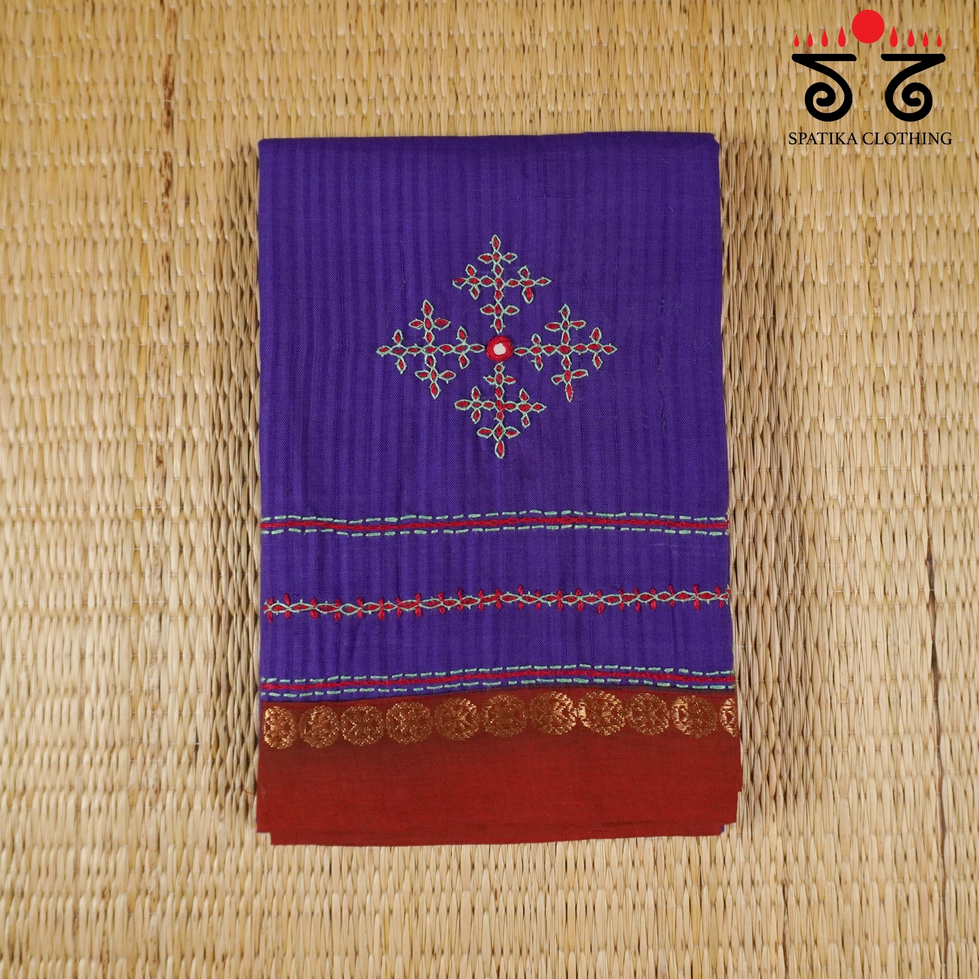 Lambani Hand-embroidered Blouse Fabric