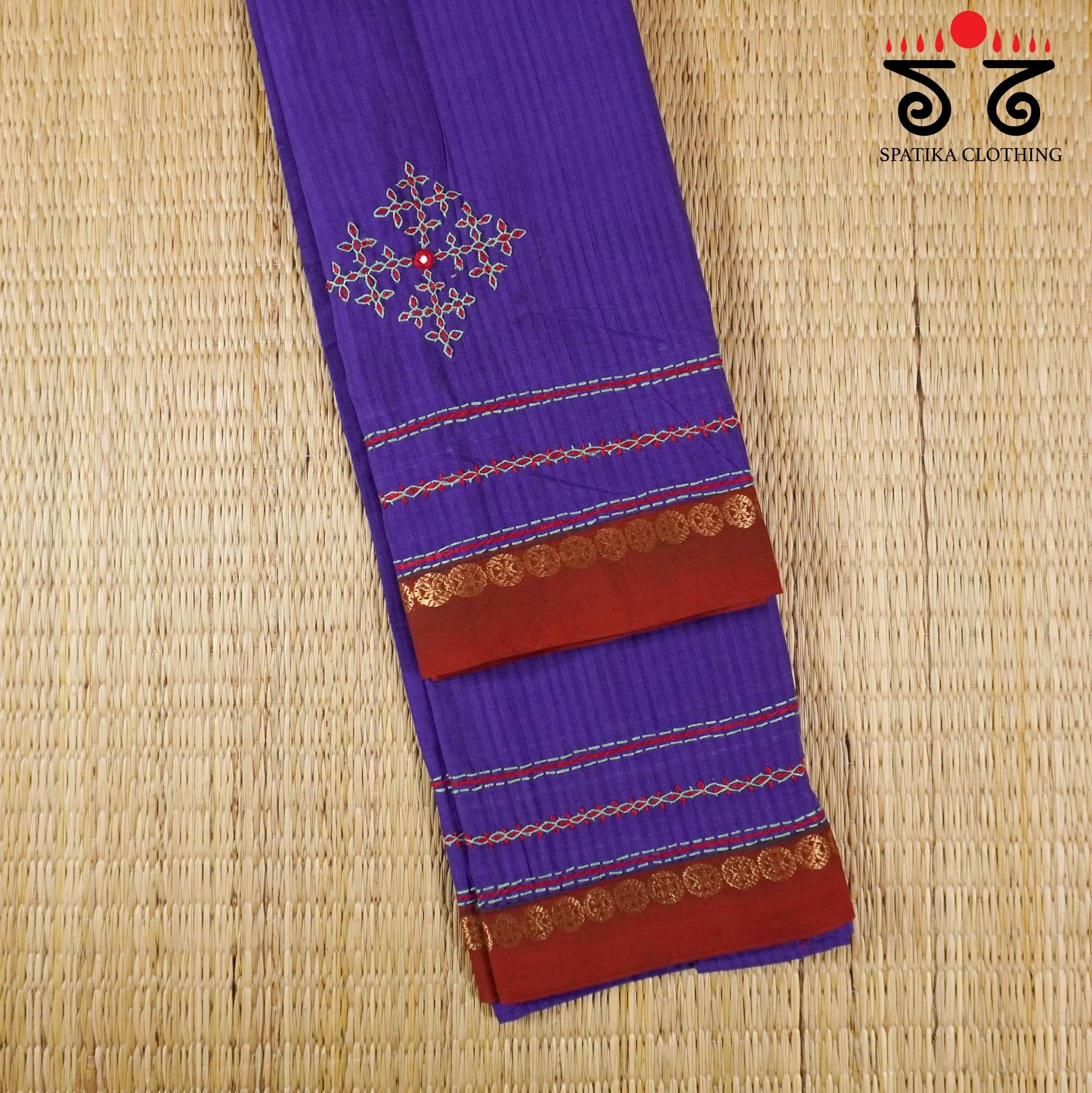 Lambani Hand-embroidered Blouse Fabric